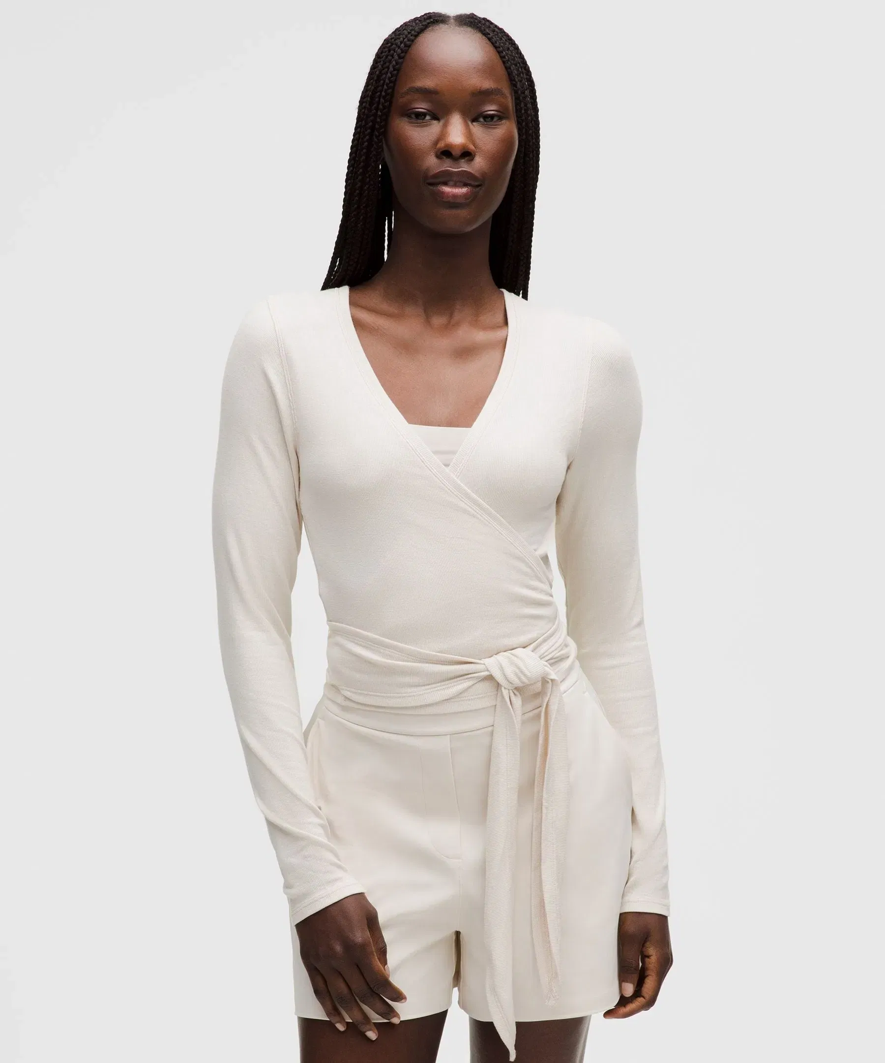 Lululemon Women's Front-to-Back Wrap-Waist Long-Sleeve Shirt
