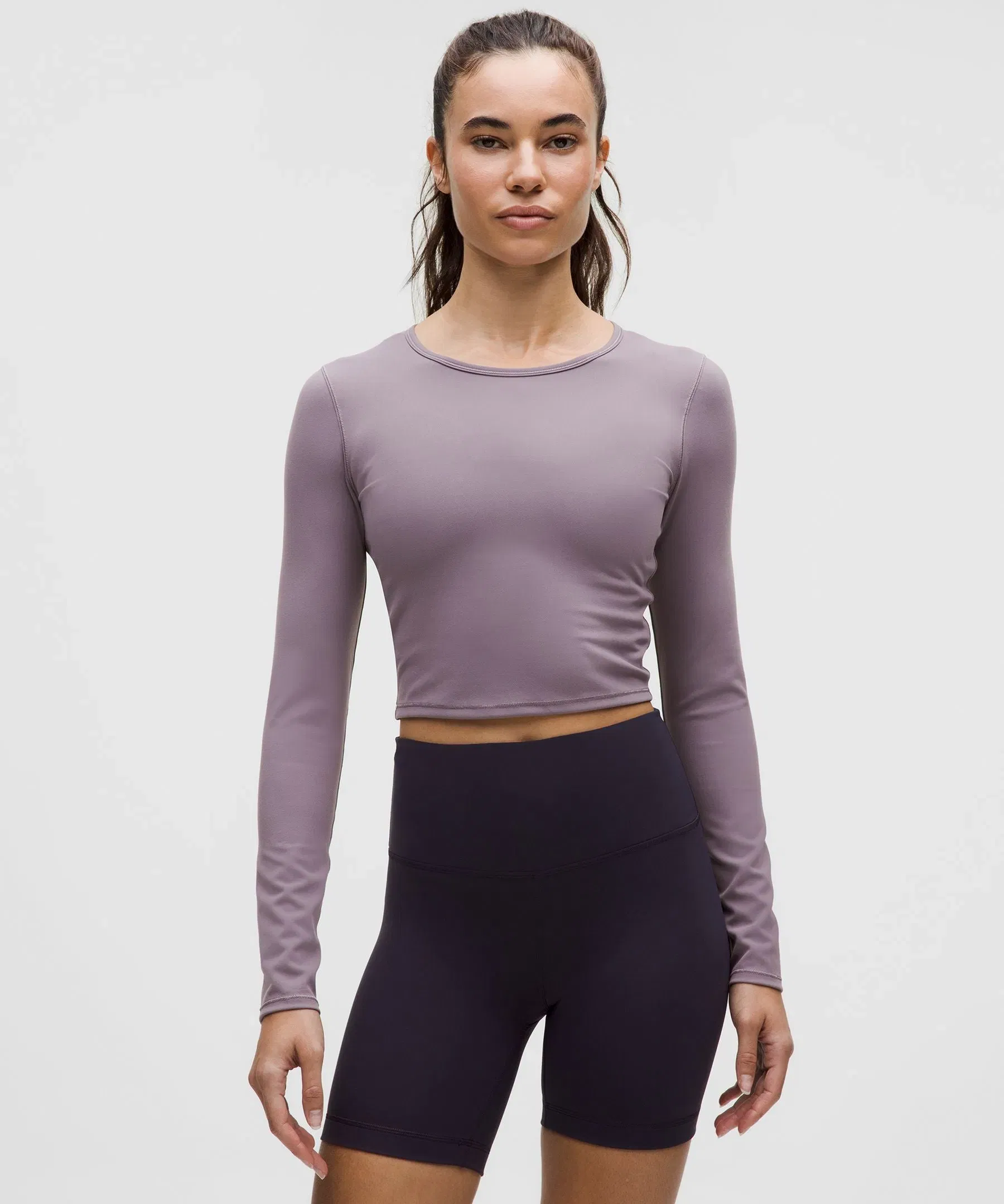 Lululemon Women's Wunder Train Cropped Long-Sleeve Shirt