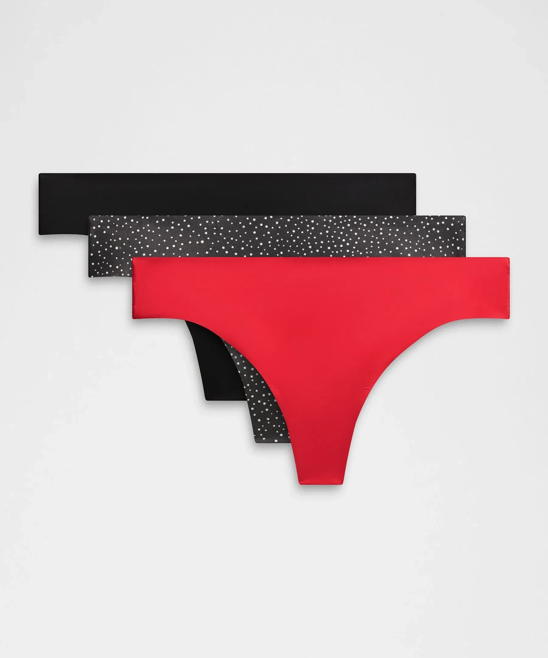 Lululemon InvisiWear Mid-Rise Thong Underwear 3 Pack *Laundry Bag