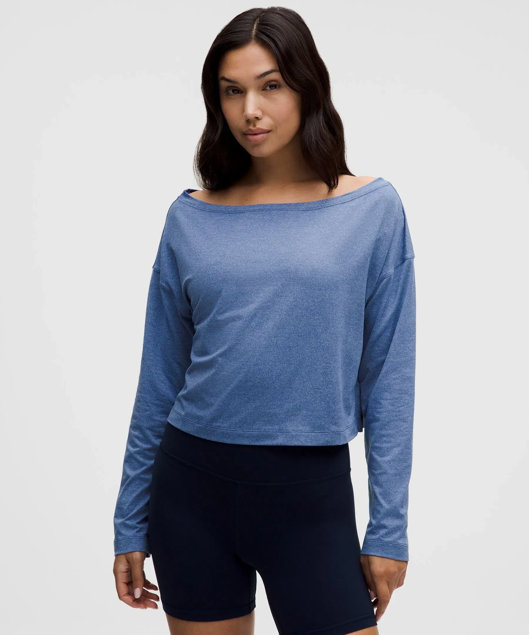Lululemon Women's Softy Suedey Relaxed Boatneck Long-Sleeve Shirt