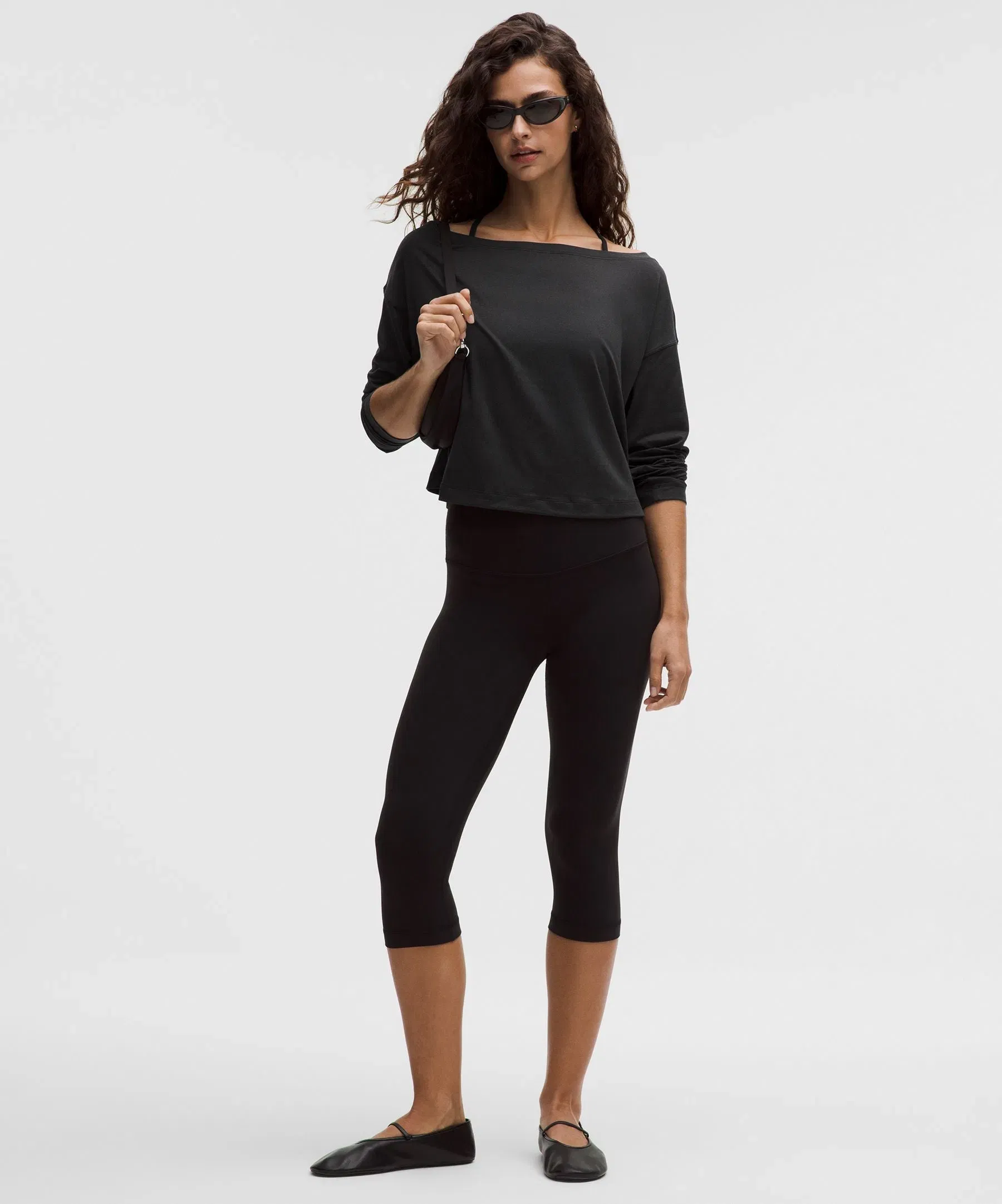 Lululemon Women's Softy Suedey Relaxed Boatneck Long-Sleeve Shirt
