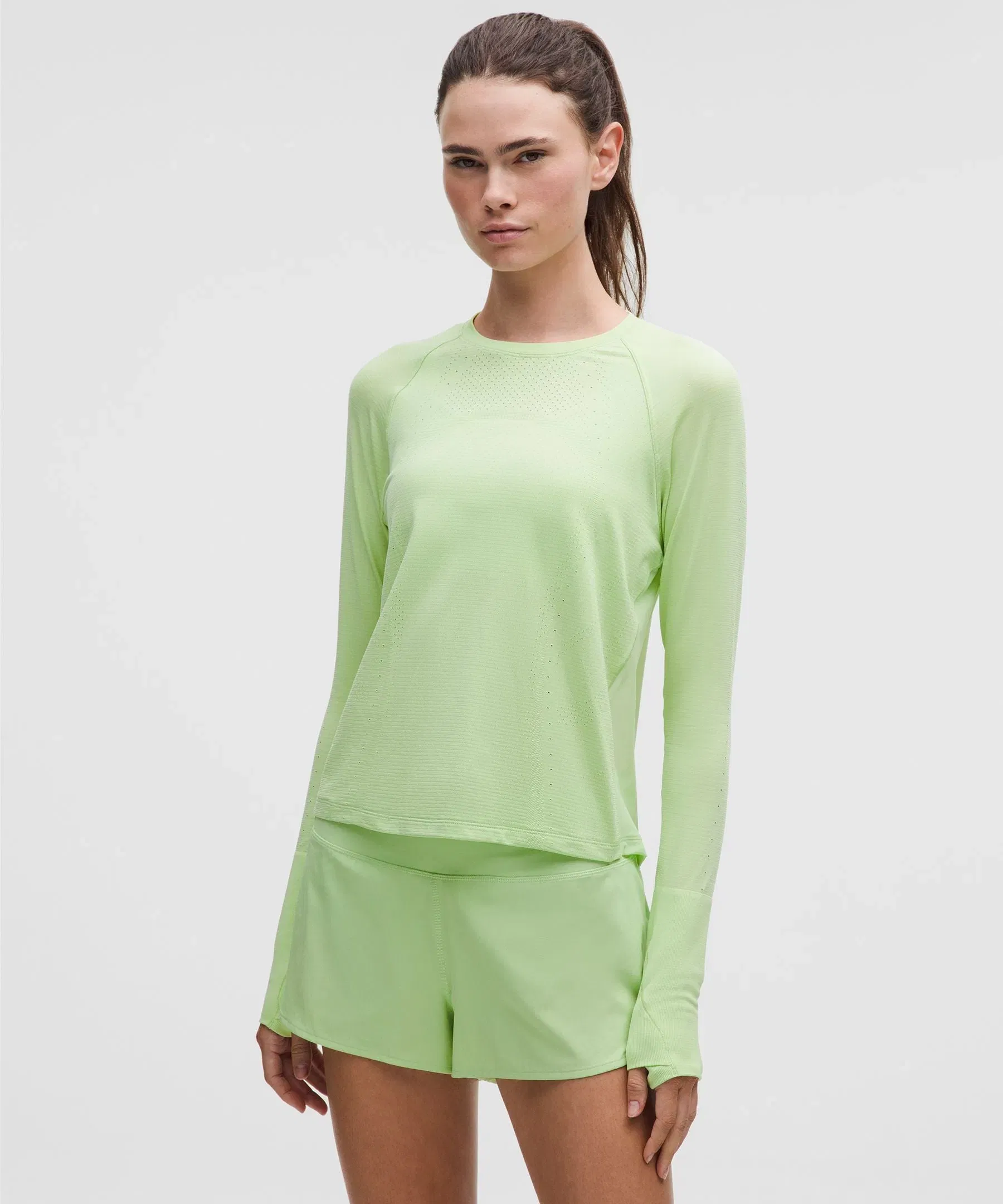 Lululemon Women's Swiftly Mesh-Back Long-Sleeve Shirt