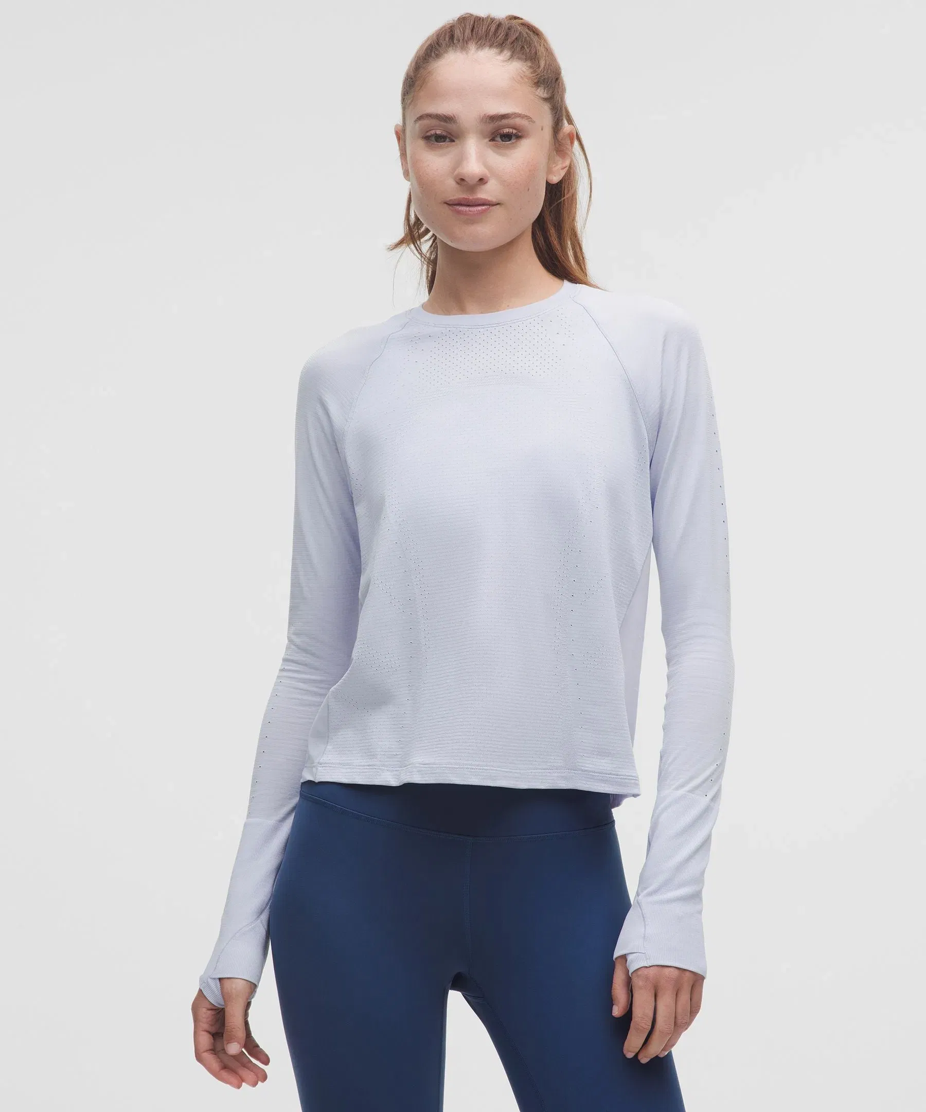 Lululemon Women's Swiftly Mesh-Back Long-Sleeve Shirt
