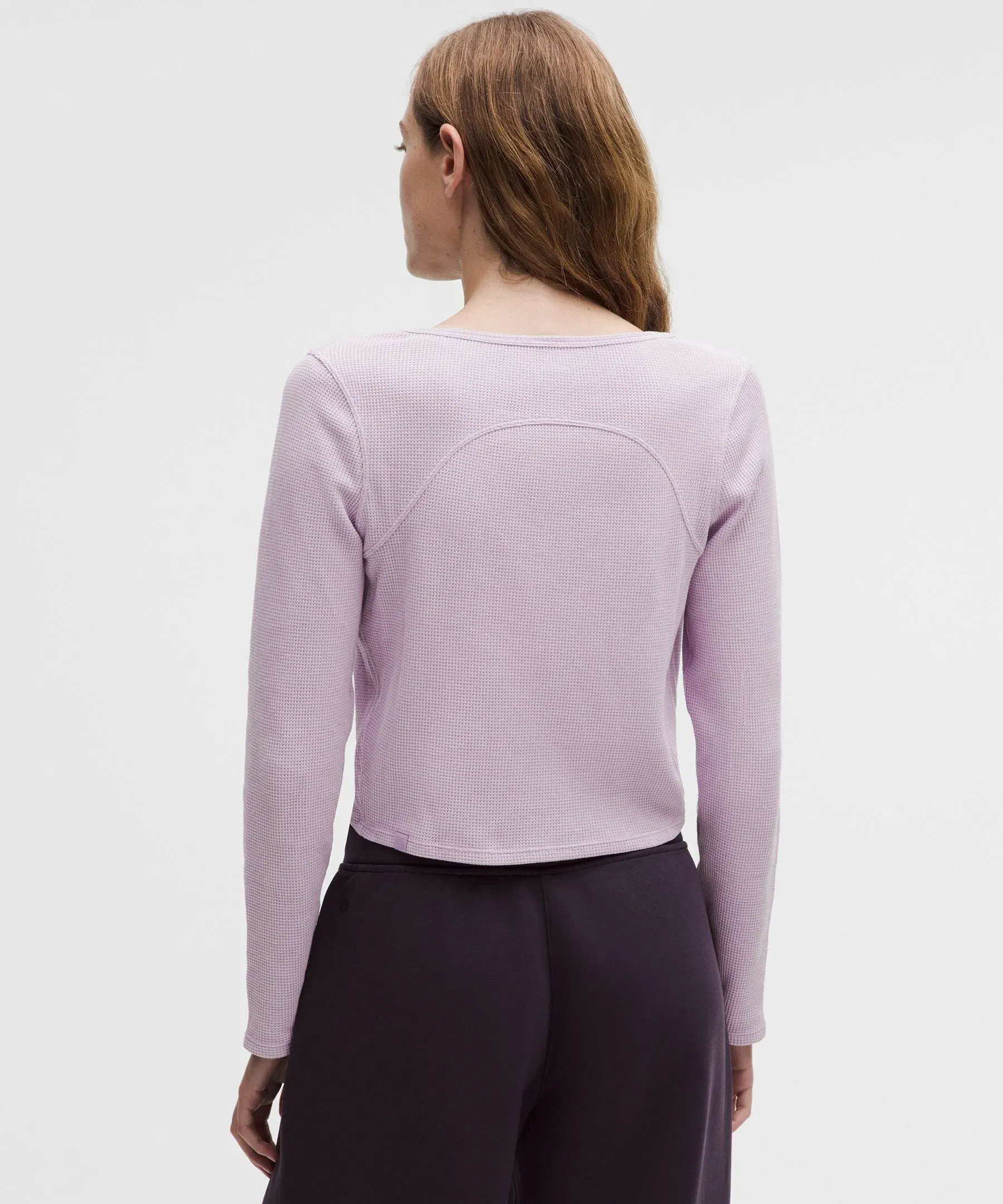 Lululemon Women's Cotton-Blend Henley Long-Sleeve Shirt