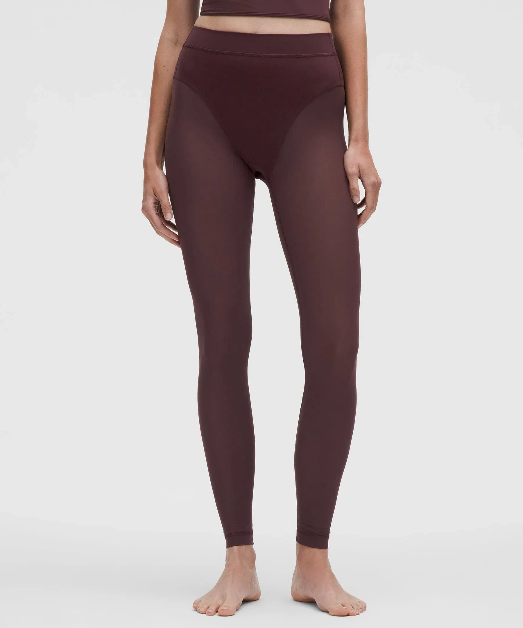Lululemon Women's Nulu High-Rise Mesh-Leg Tight 28"