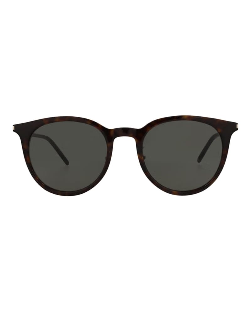 Saint Laurent Round Sunglasses Havana/Havana/Grey (SL488K-30011924-002)
