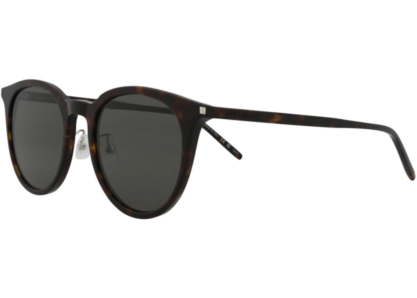 Saint Laurent Round Sunglasses Havana/Havana/Grey (SL488K-30011924-002)