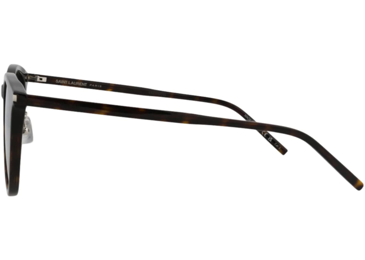 Saint Laurent Round Sunglasses Havana/Havana/Grey (SL488K-30011924-002)