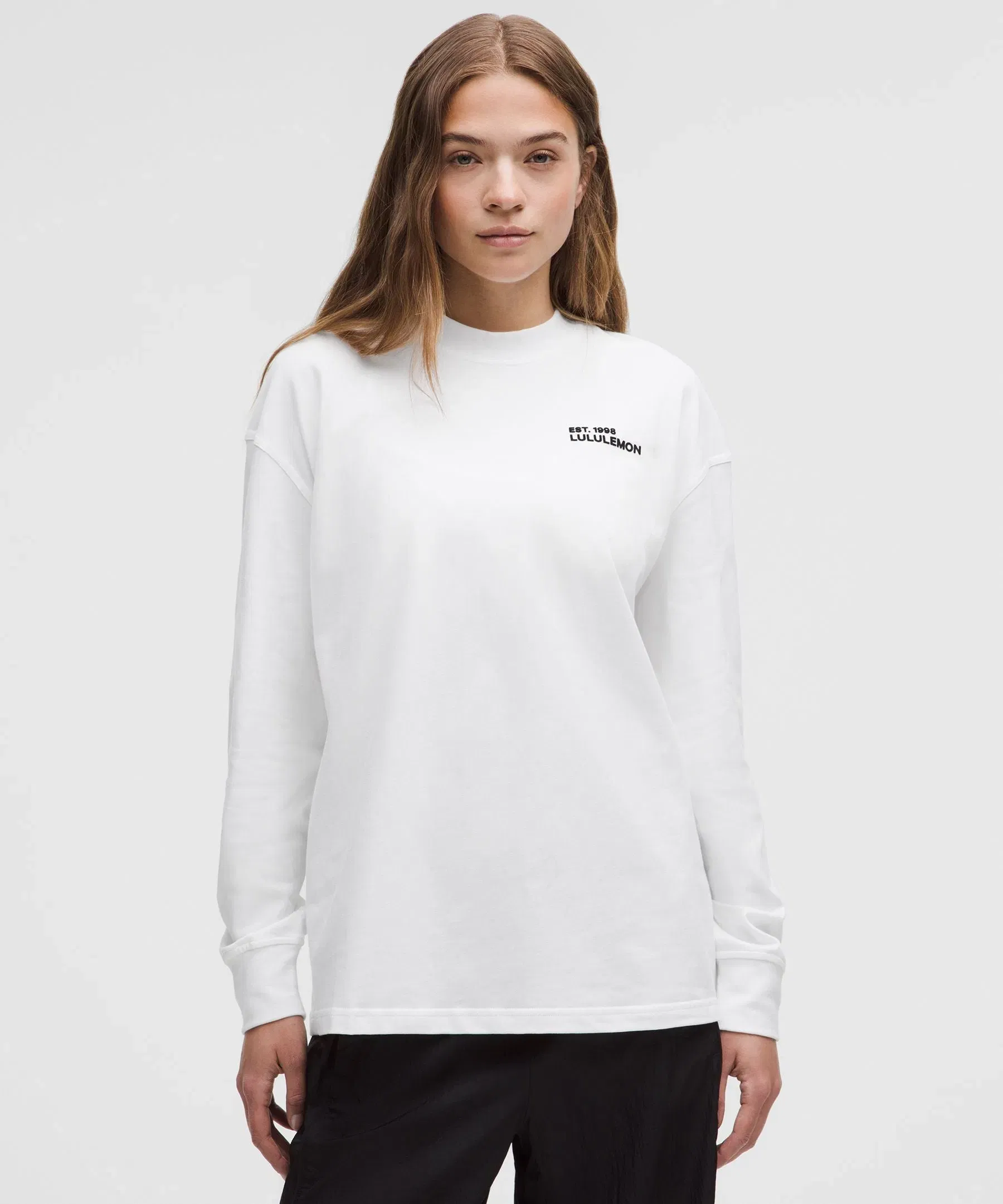 Lululemon Women's Heavyweight Cotton Crewneck Long-Sleeve Shirt