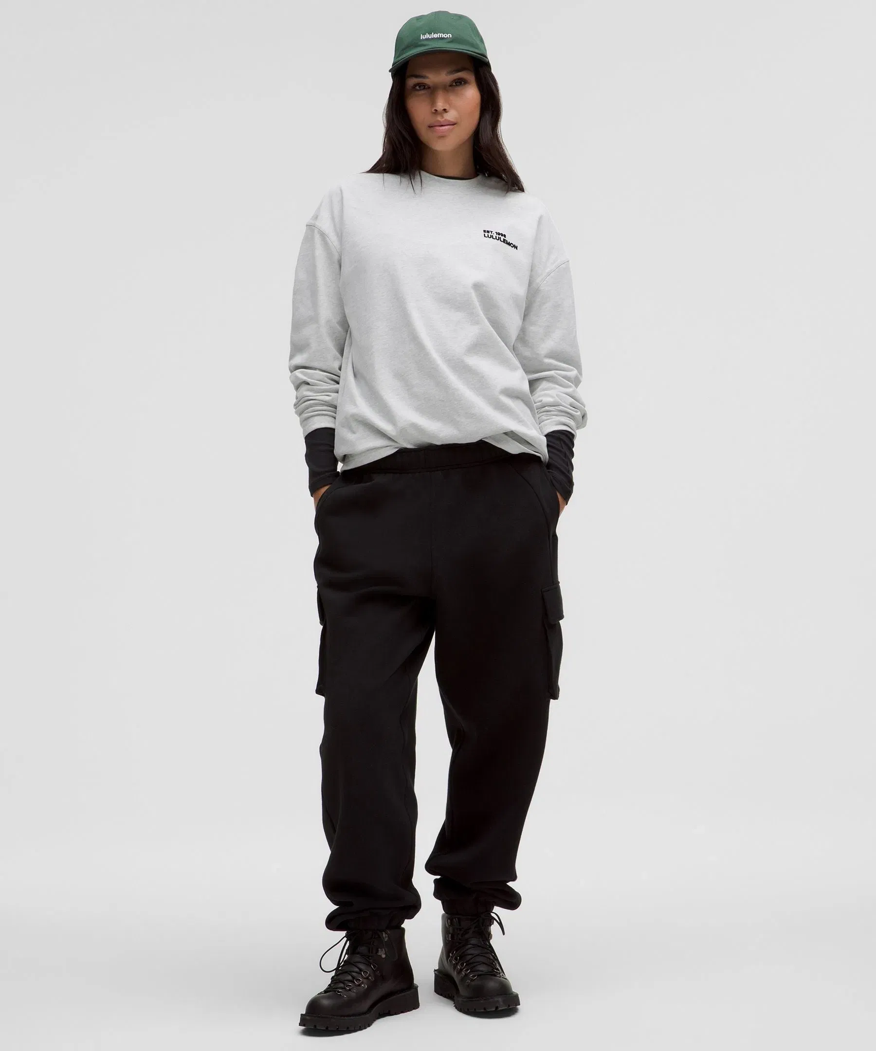 Lululemon Women's Heavyweight Cotton Crewneck Long-Sleeve Shirt