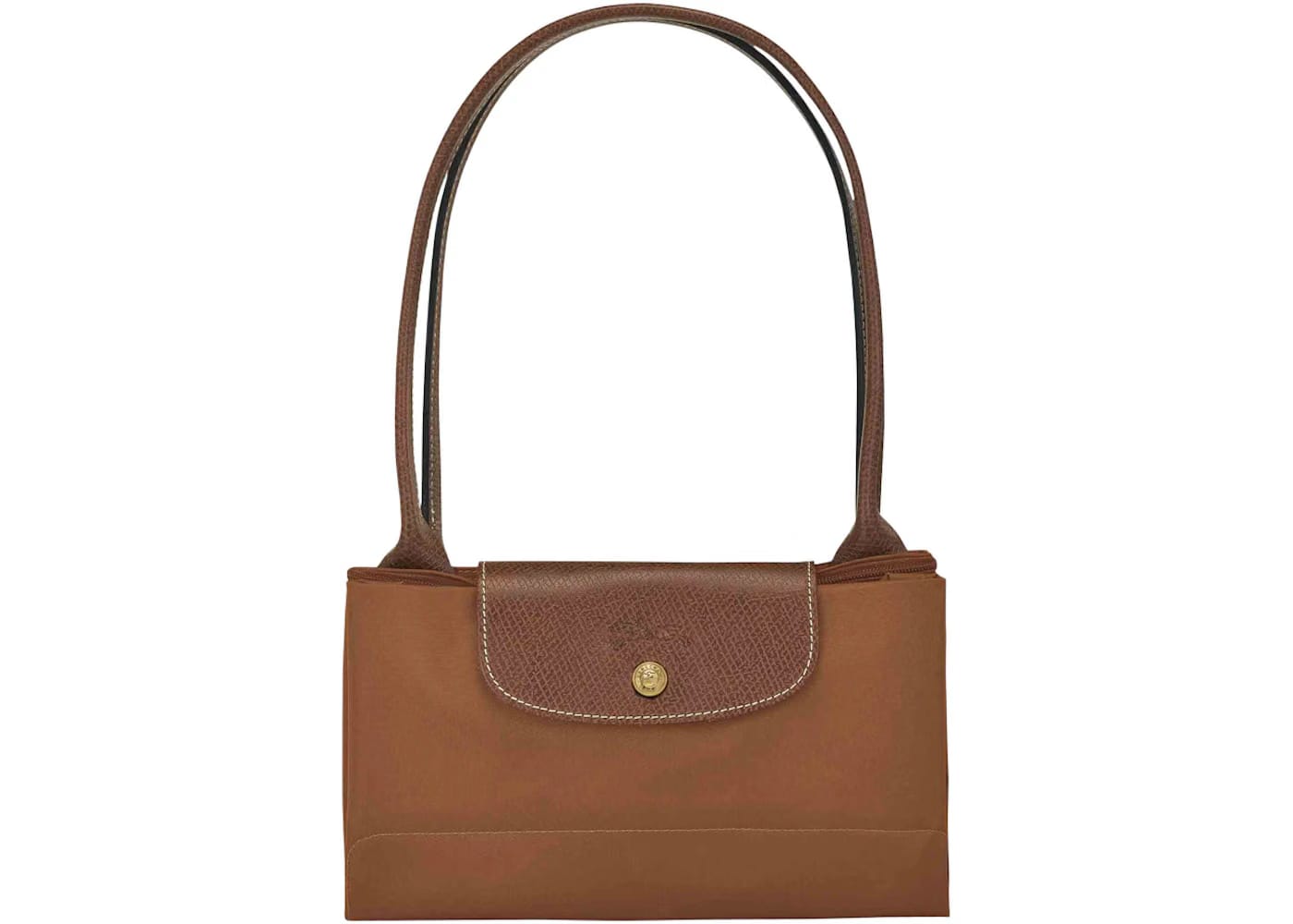 Longchamp Le Pliage Shoulder Bag L Cognac