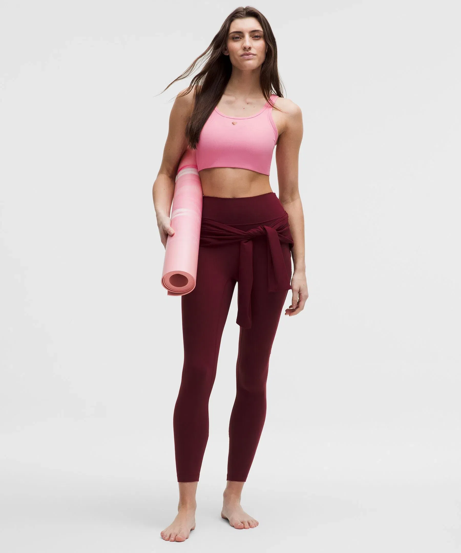 Lululemon Nulu Ribbed Scoopneck Bra Light Support, B/C Cup *Heart