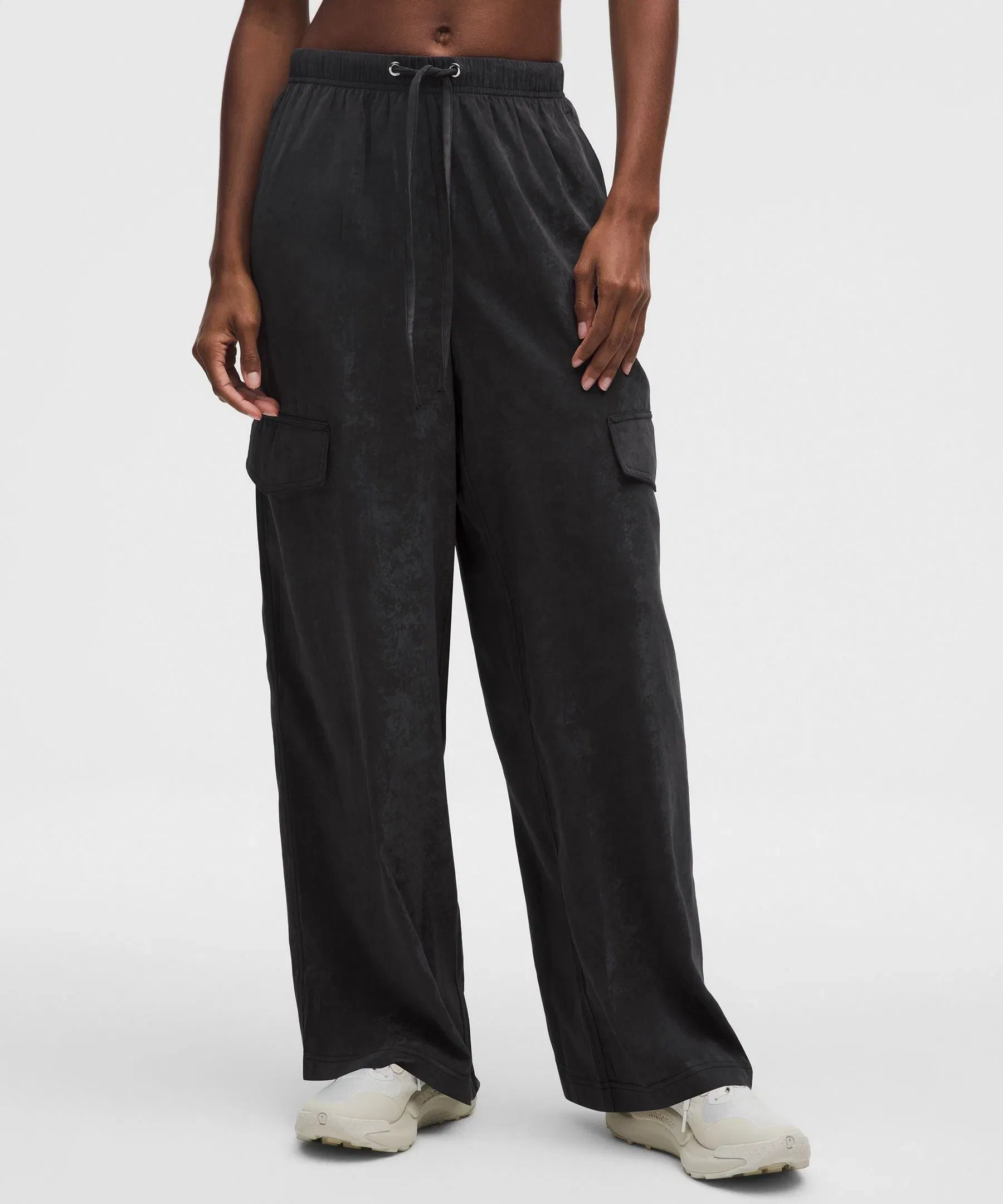 Lululemon Matte Satin Relaxed-Fit Mid-Rise Cargo Pant