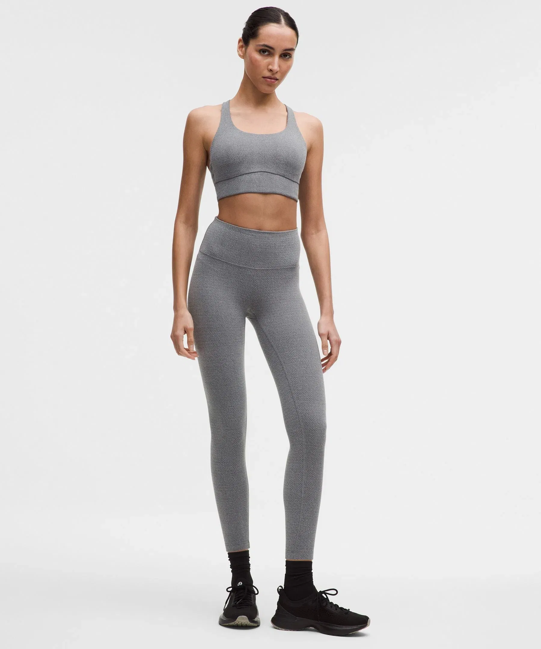 Lululemon Women's Wunder Train High-Rise Tight 25" *Herringbone