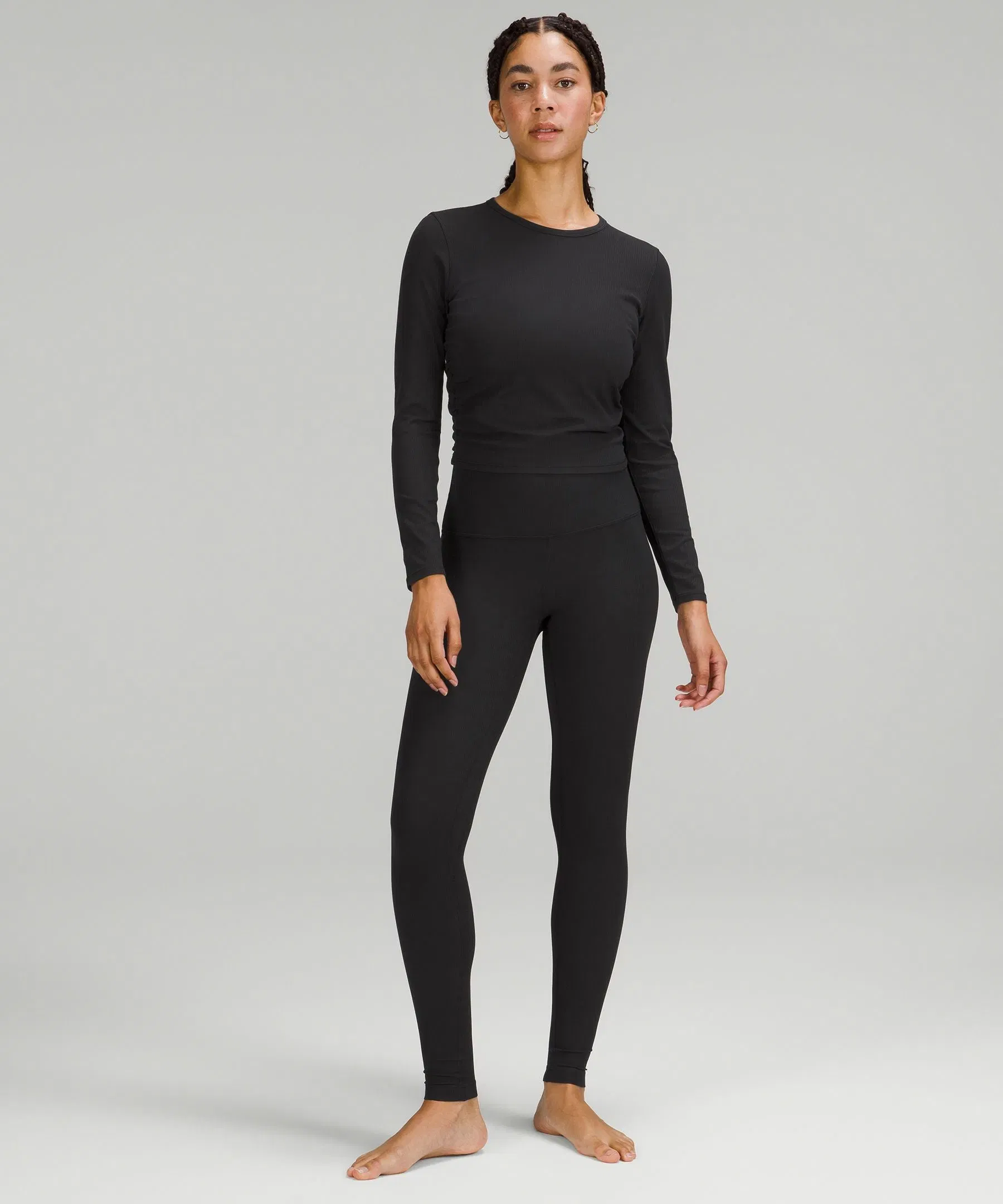 Lululemon Women's All It Takes Ribbed Nulu Long-Sleeve Shirt