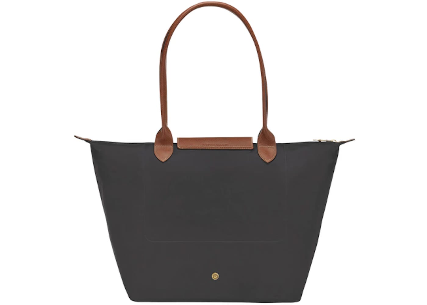 Longchamp Le Pliage Shoulder Bag L Gun Metal