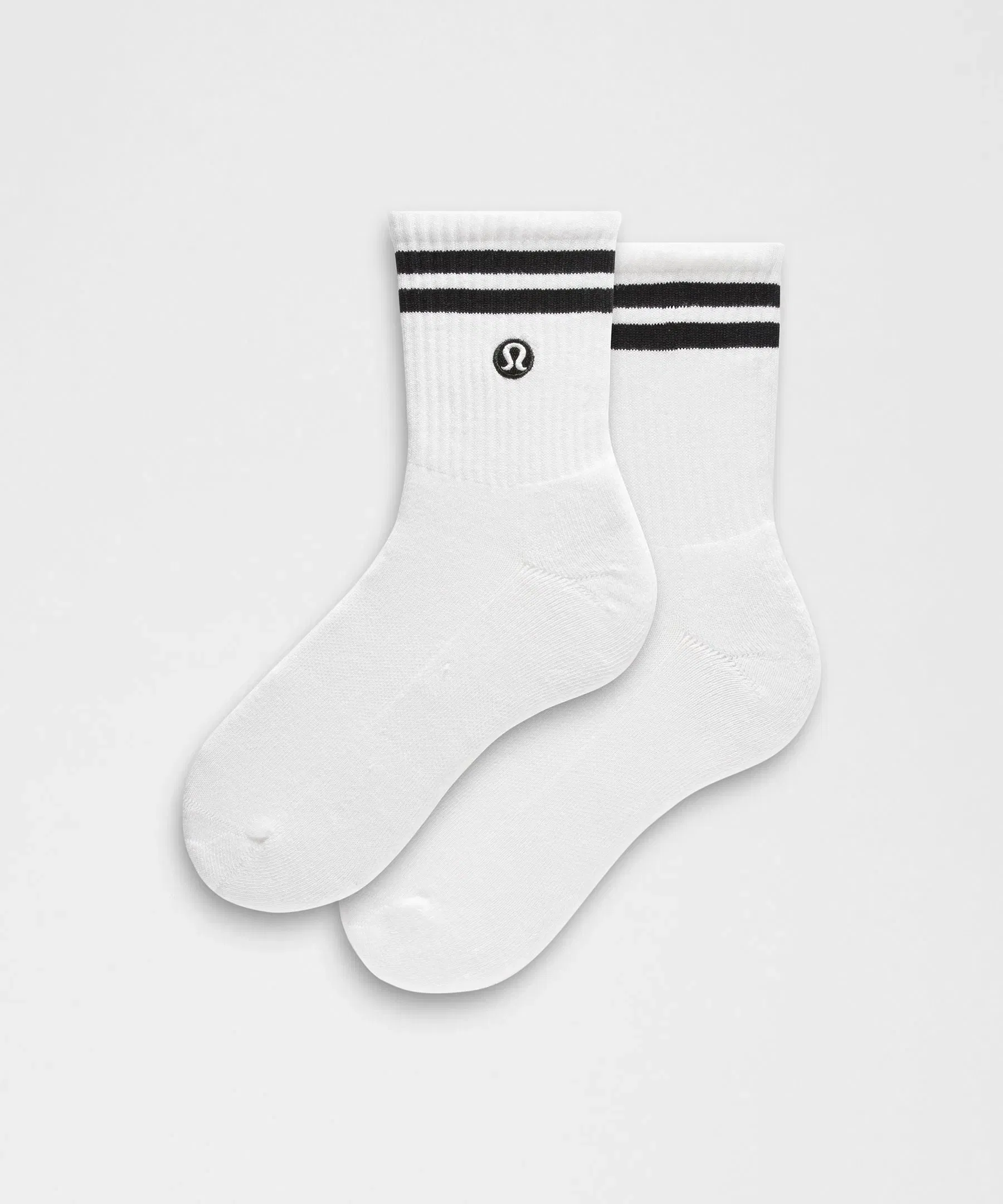 Lululemon Unisex Daily Essential Quarter Socks *Stripe