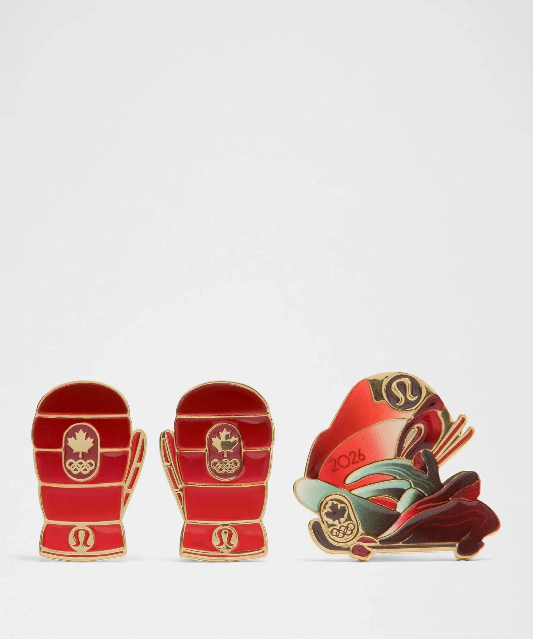 Lululemon Team Canada Collectible Pins 2 Pack *COC Logo
