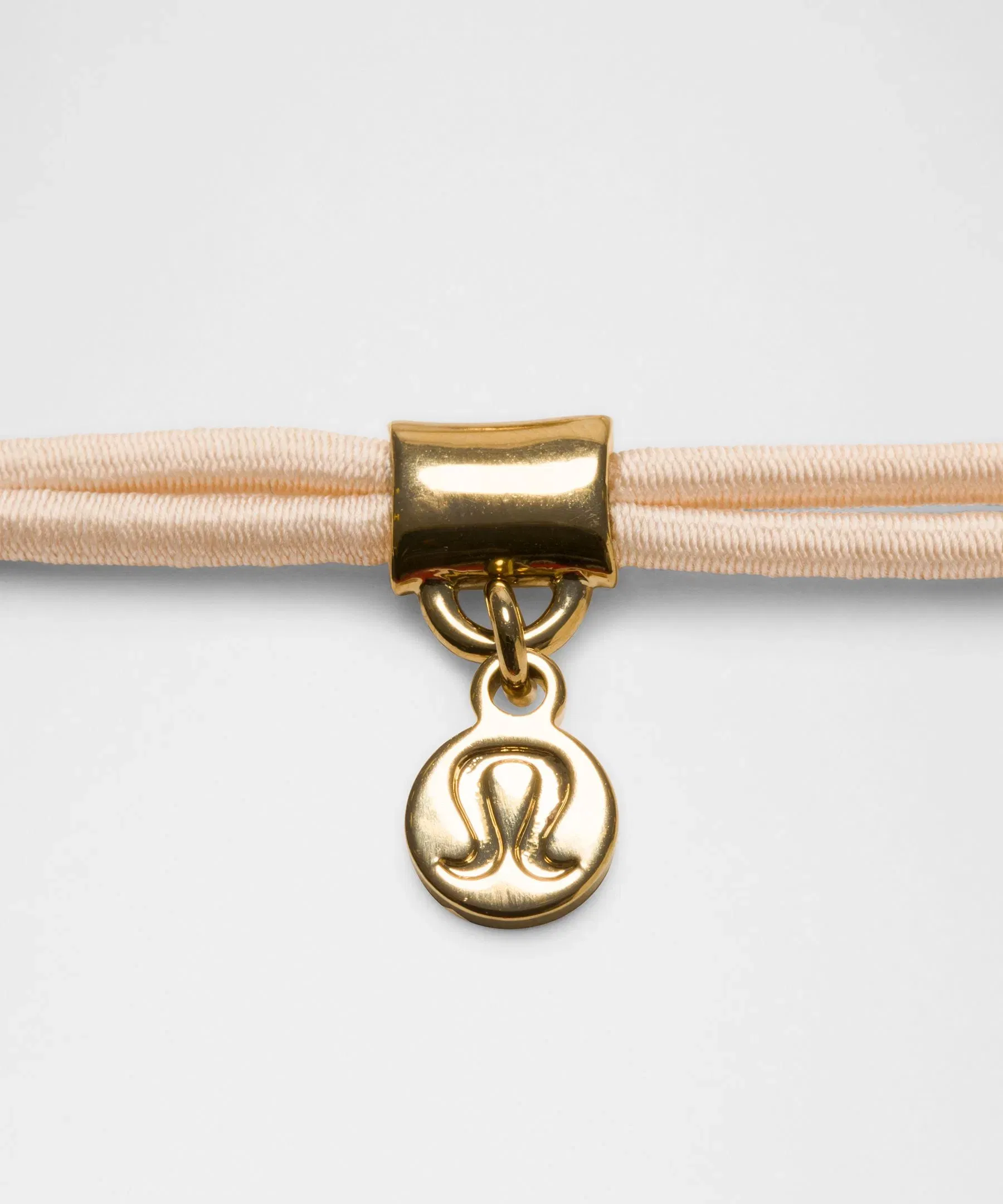 Lululemon Logo Charm Hair Ties *3 Pack