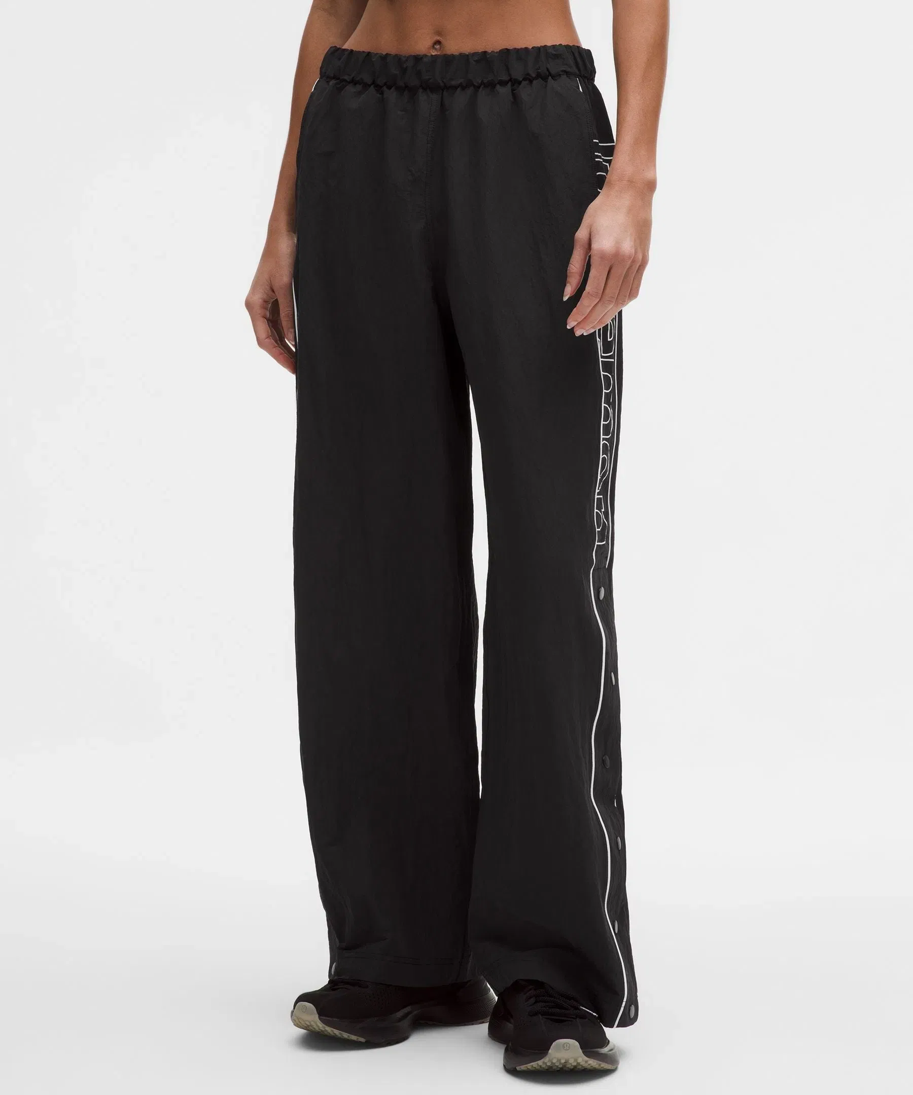Lululemon Crinkle Nylon Mid-Rise Track Pant *Wordmark