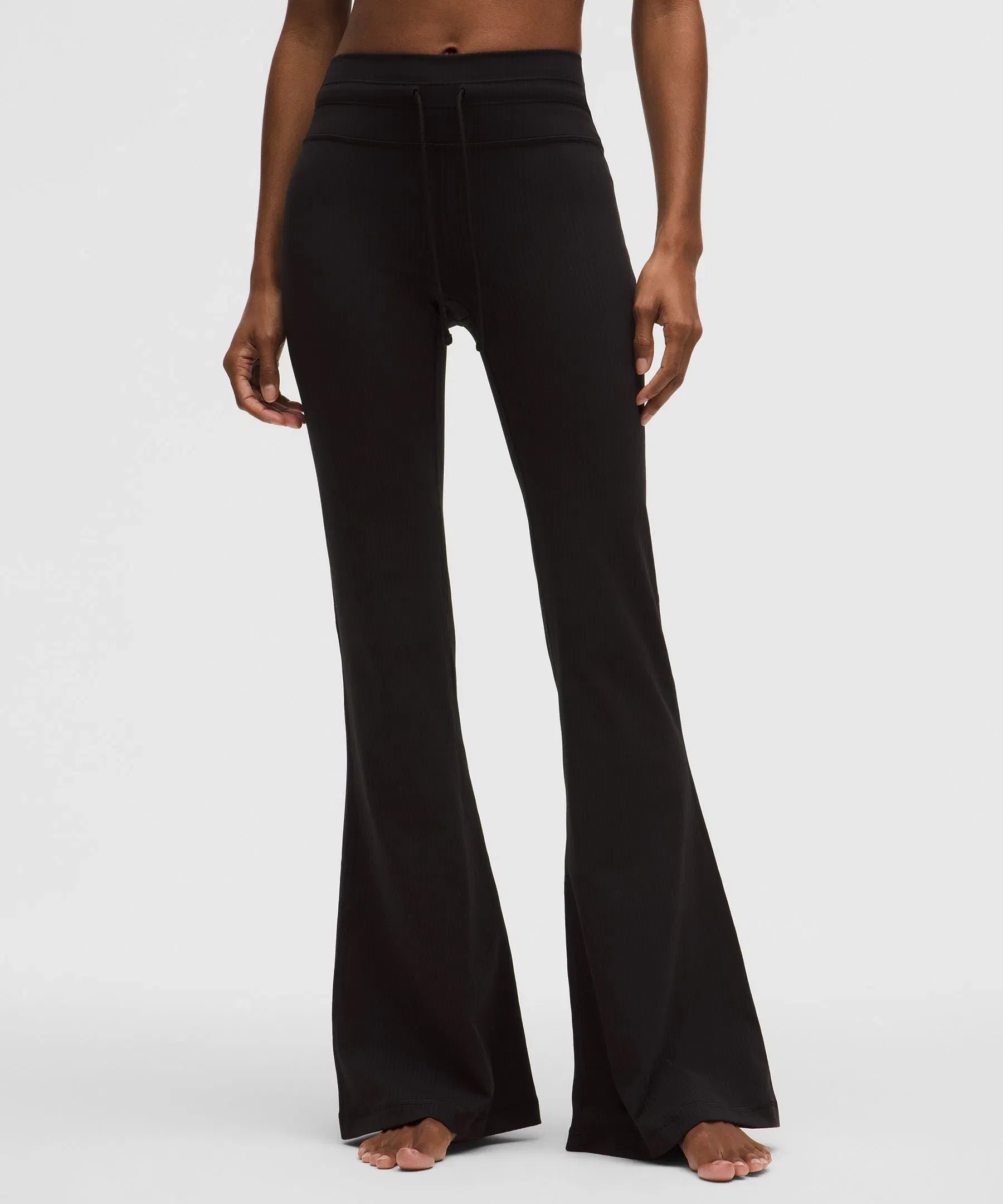 Lululemon Groove High-Rise Ribbed Wide-Flare Pant