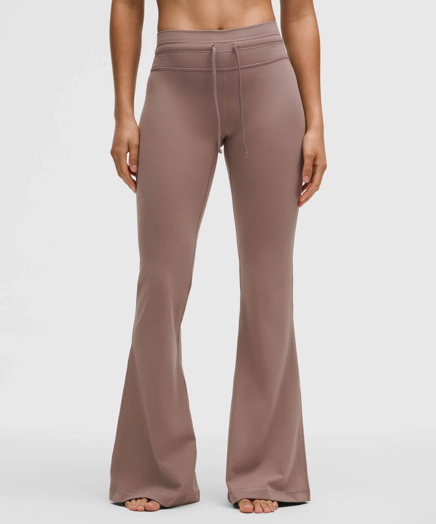 Lululemon Groove High-Rise Ribbed Wide-Flare Pant