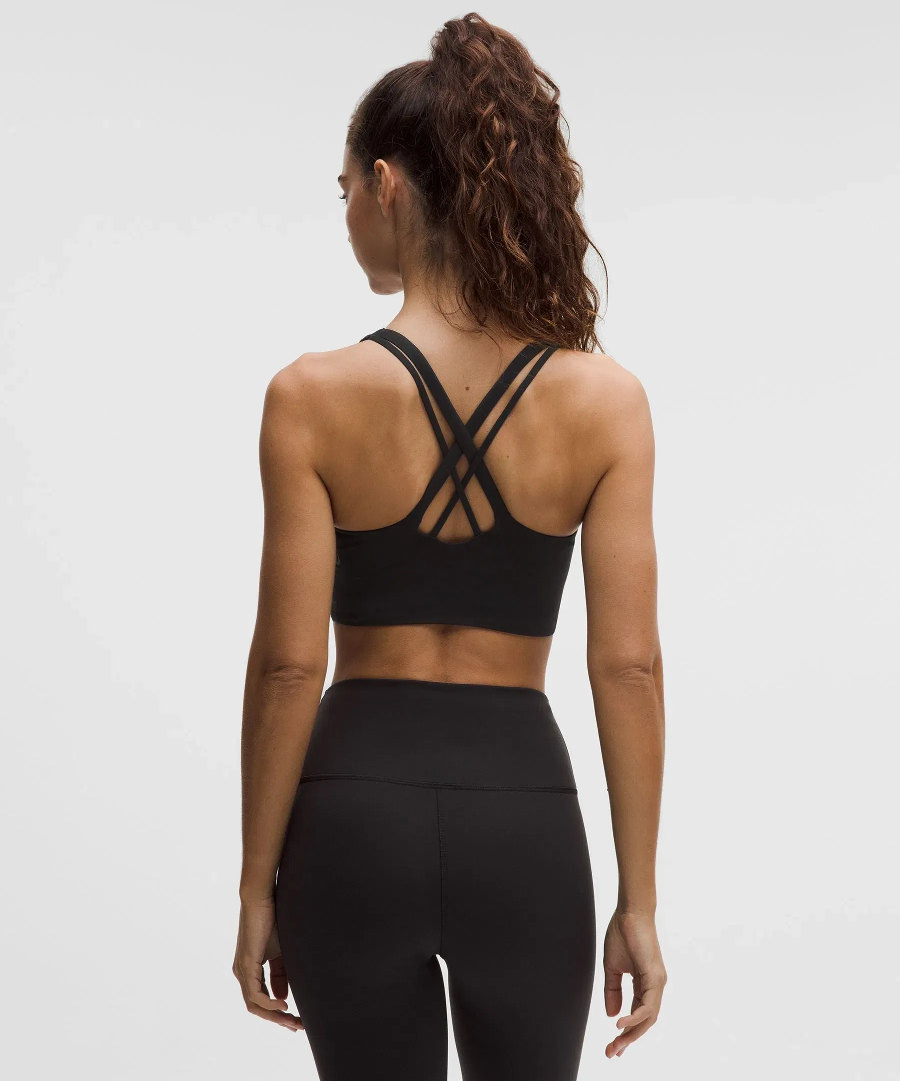 Lululemon lululemon Energy Longline Bra Medium Support B-D Cups Evolve *Wordmark