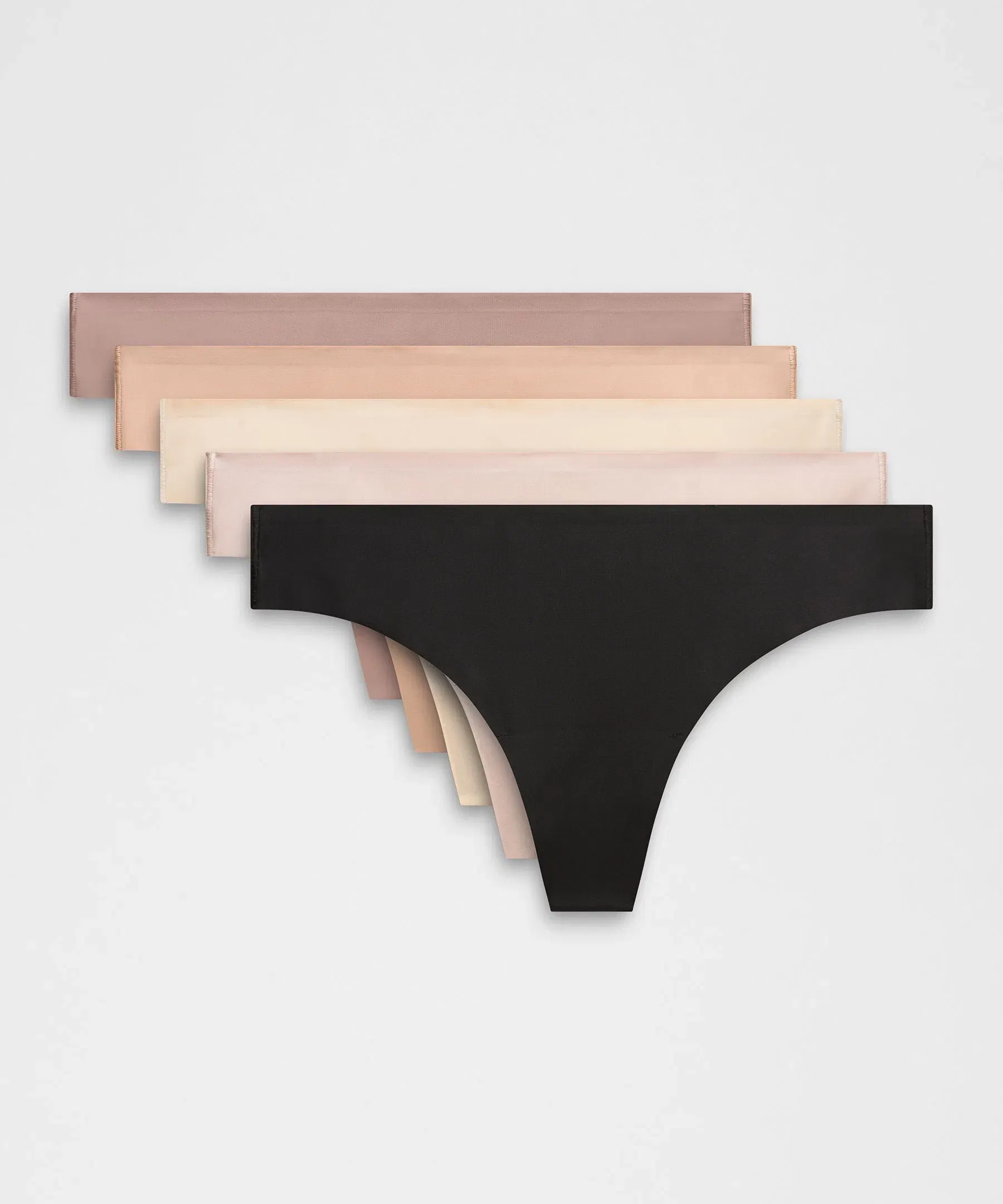 Lululemon InvisiWear Mid-Rise Thong Underwear *5 Pack