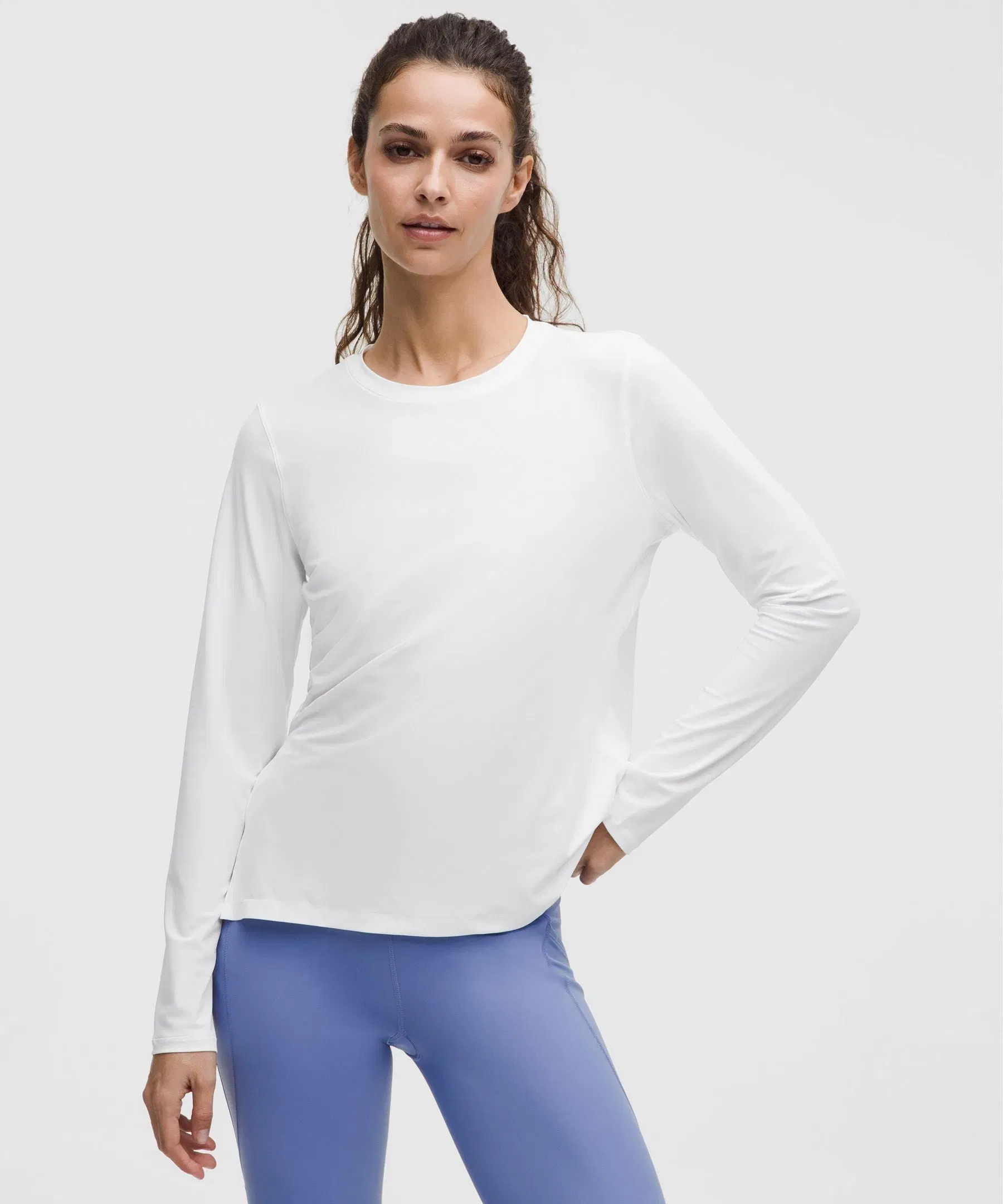 Lululemon Women's Side-Ruched Running Long-Sleeve Shirt