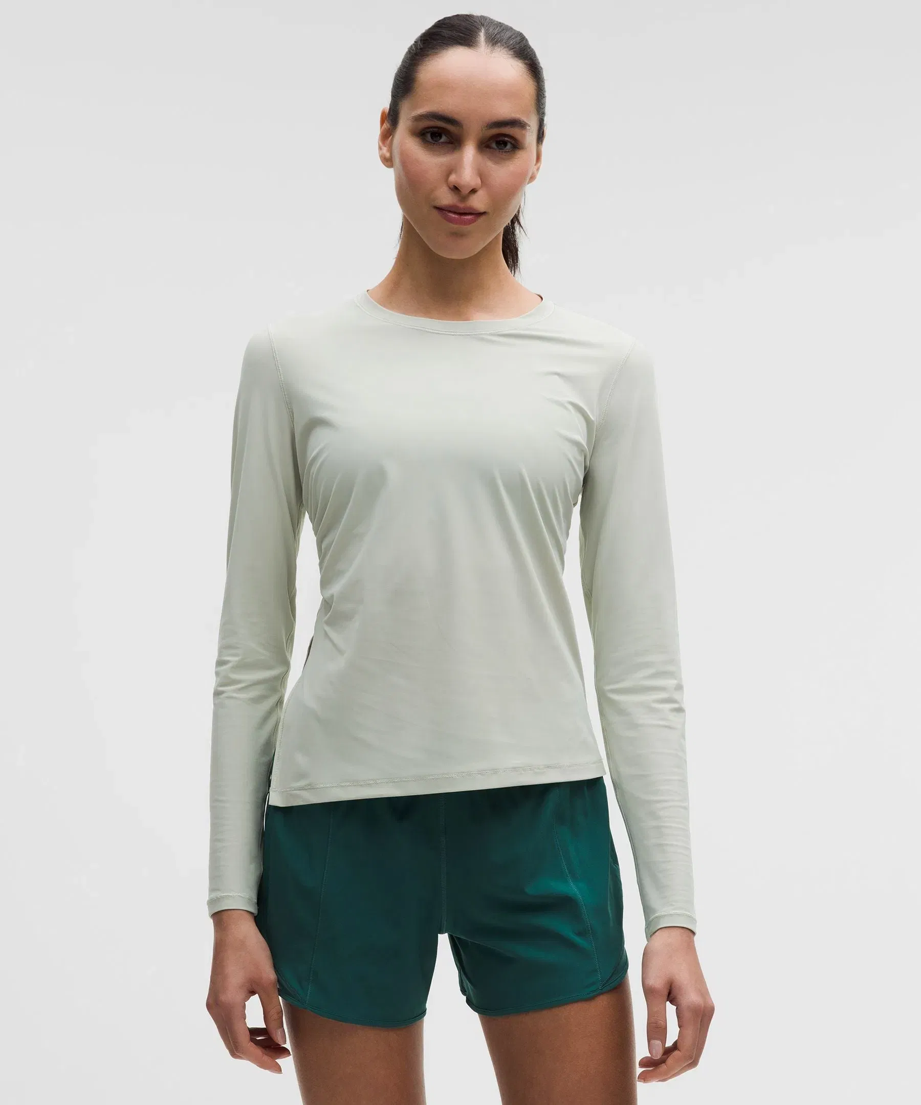 Lululemon Women's Side-Ruched Running Long-Sleeve Shirt