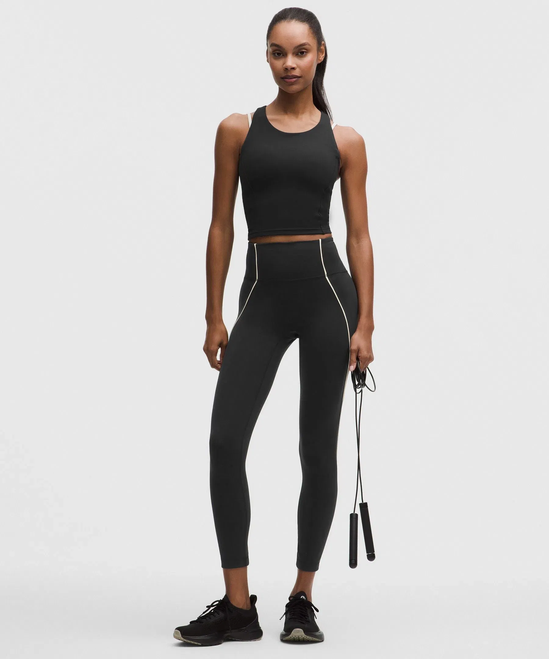 Lululemon Women's Wunder Train No-Line Piped High-Rise Tight 25"