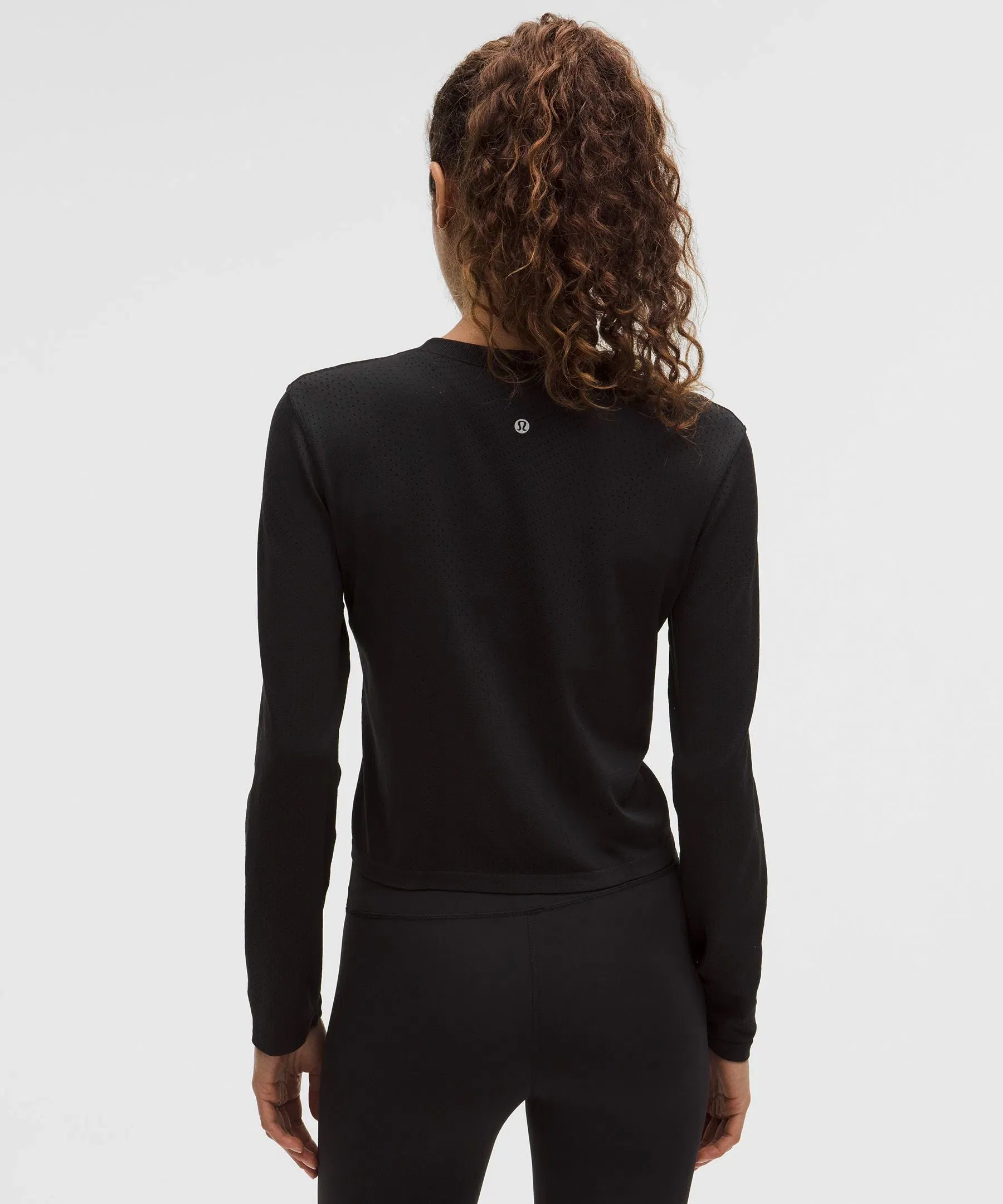 Lululemon Women's Swiftly Open-Hole V-Neck Long-Sleeve Shirt