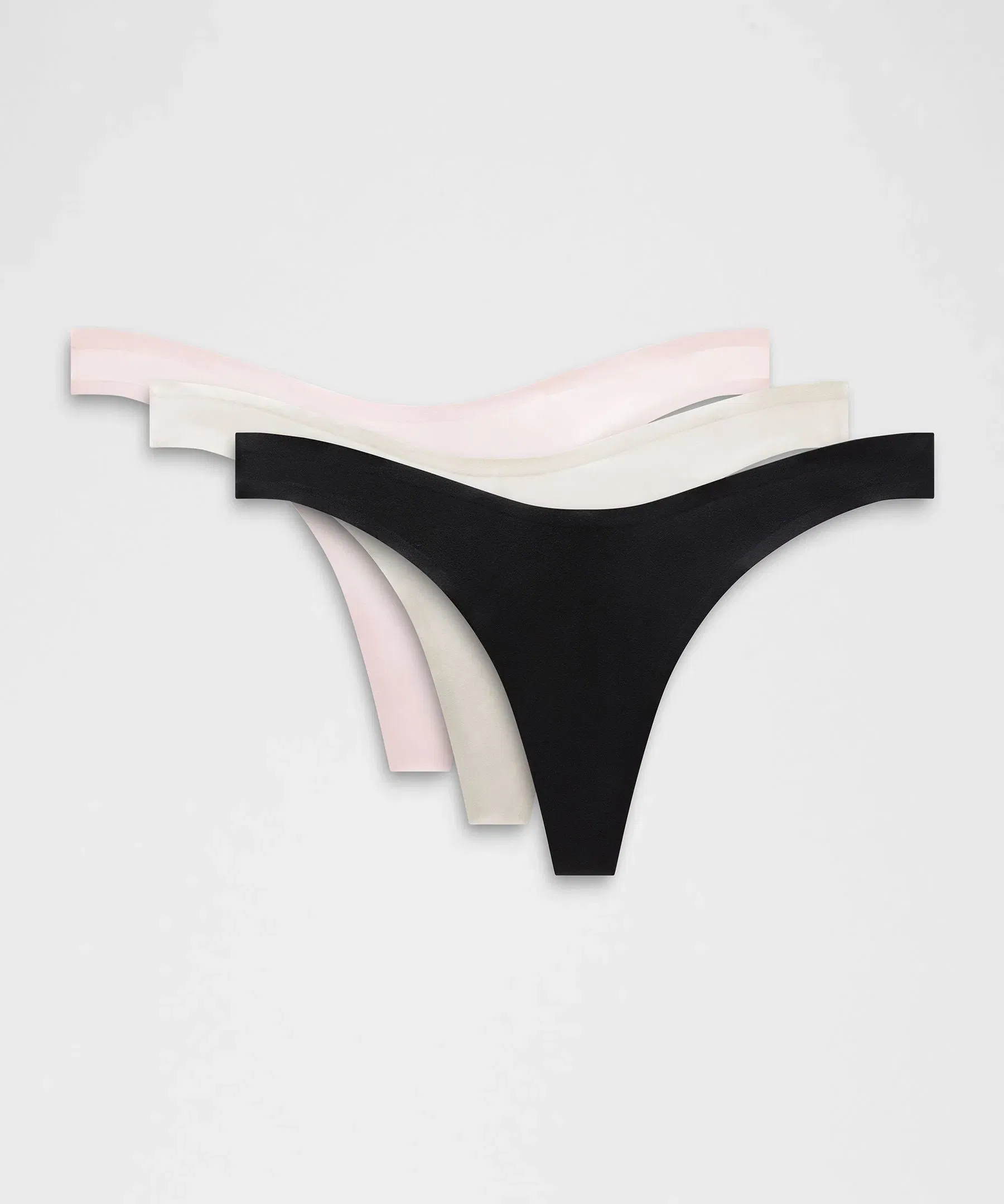 Lululemon Wundermost Ultra-Soft Nulu Dipped-Waist Thong Underwear *3 Pack