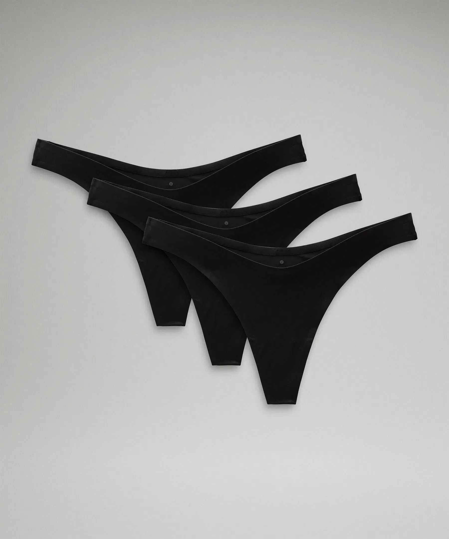 Lululemon Wundermost Ultra-Soft Nulu Dipped-Waist Thong Underwear *3 Pack