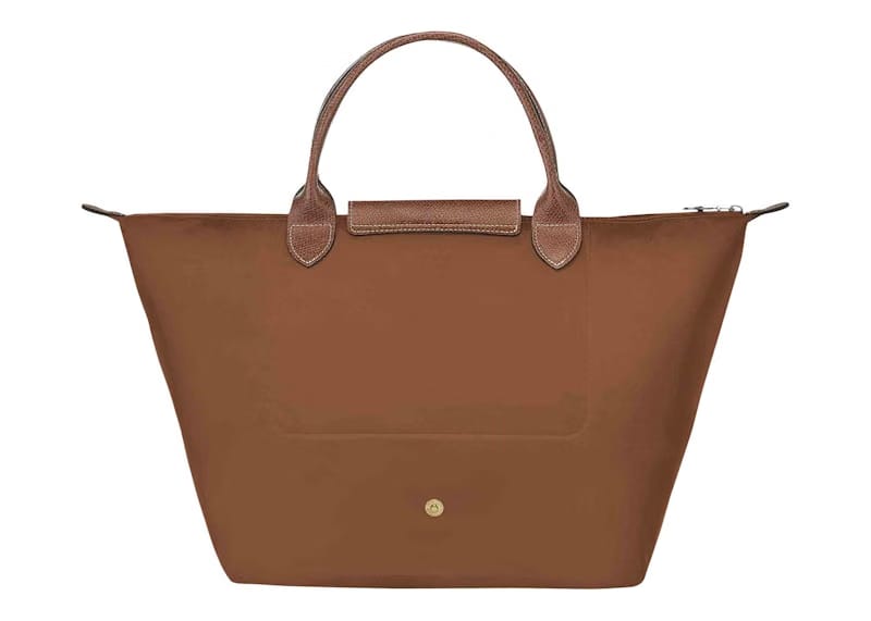 Longchamp Le Pliage Top Handle Bag M Cognac