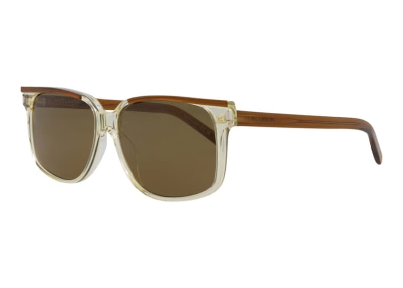 Saint Laurent Square Rectangle Sunglasses Brown (SL599-30014319-002)