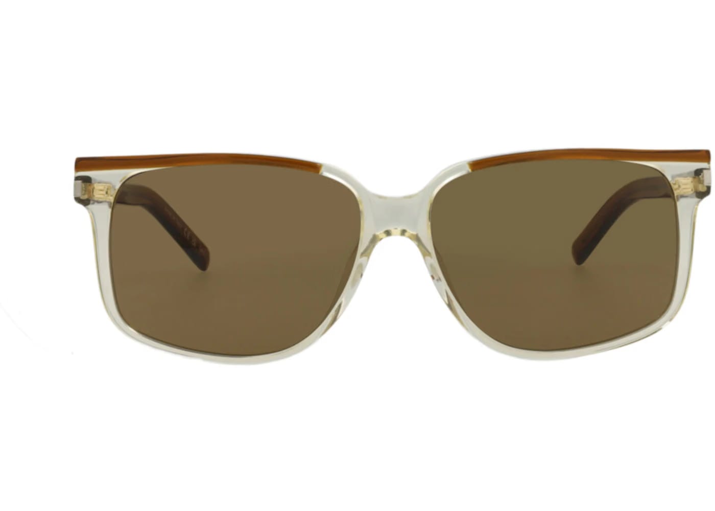 Saint Laurent Square Rectangle Sunglasses Brown (SL599-30014319-002)