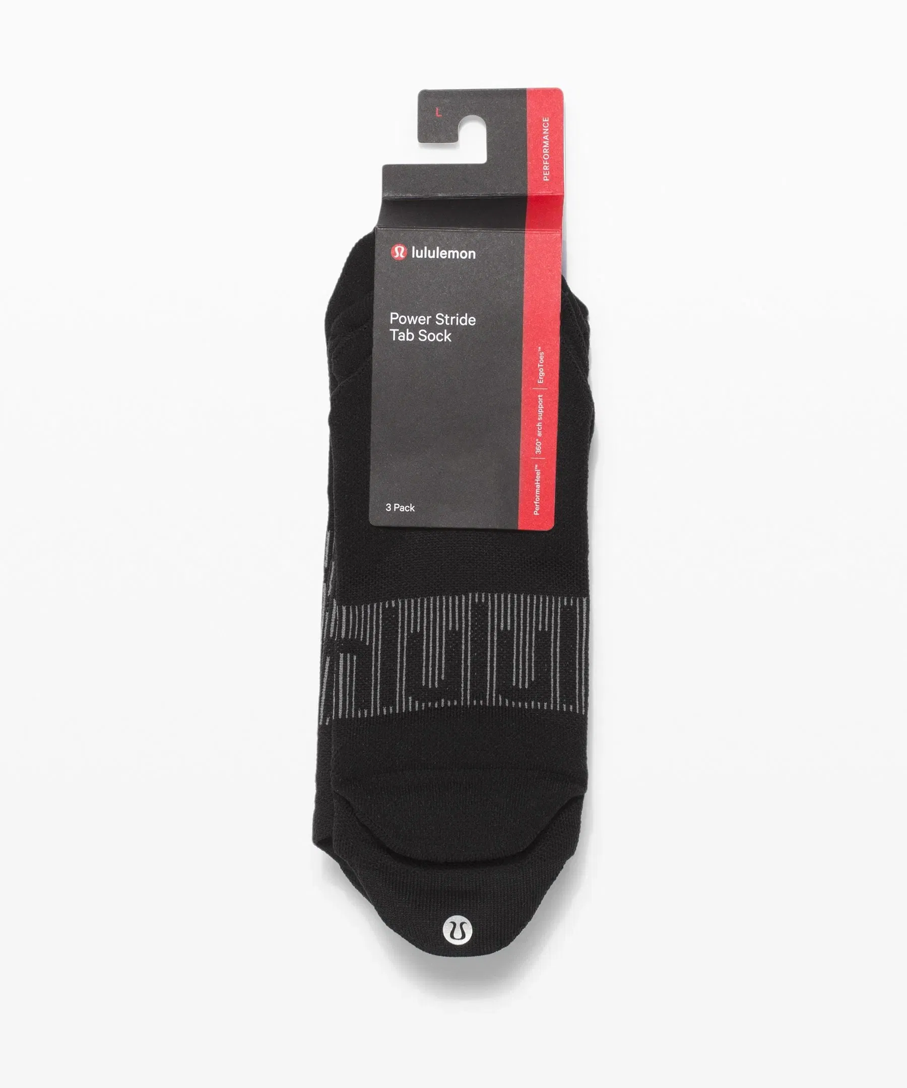 Lululemon Men's Power Stride Tab Socks *3 Pack