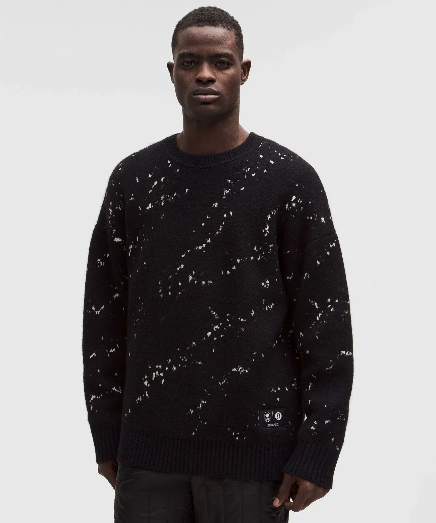 Lululemon Team Canada Men's Alpaca-Blend Jacquard Sweater *COC Logo