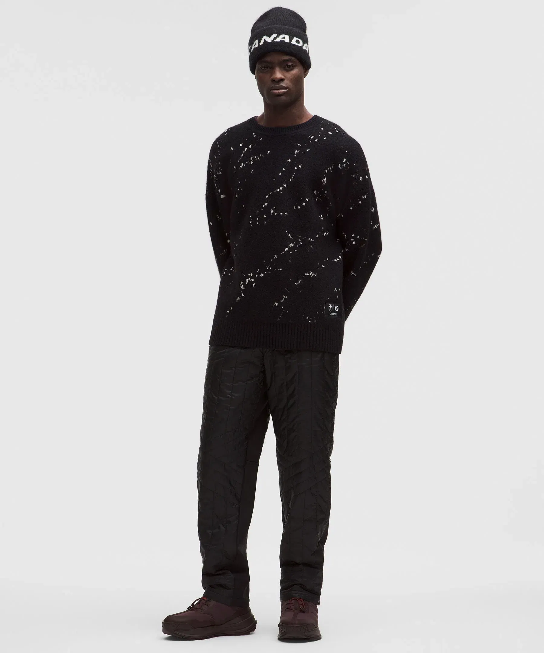 Lululemon Team Canada Men's Alpaca-Blend Jacquard Sweater *COC Logo