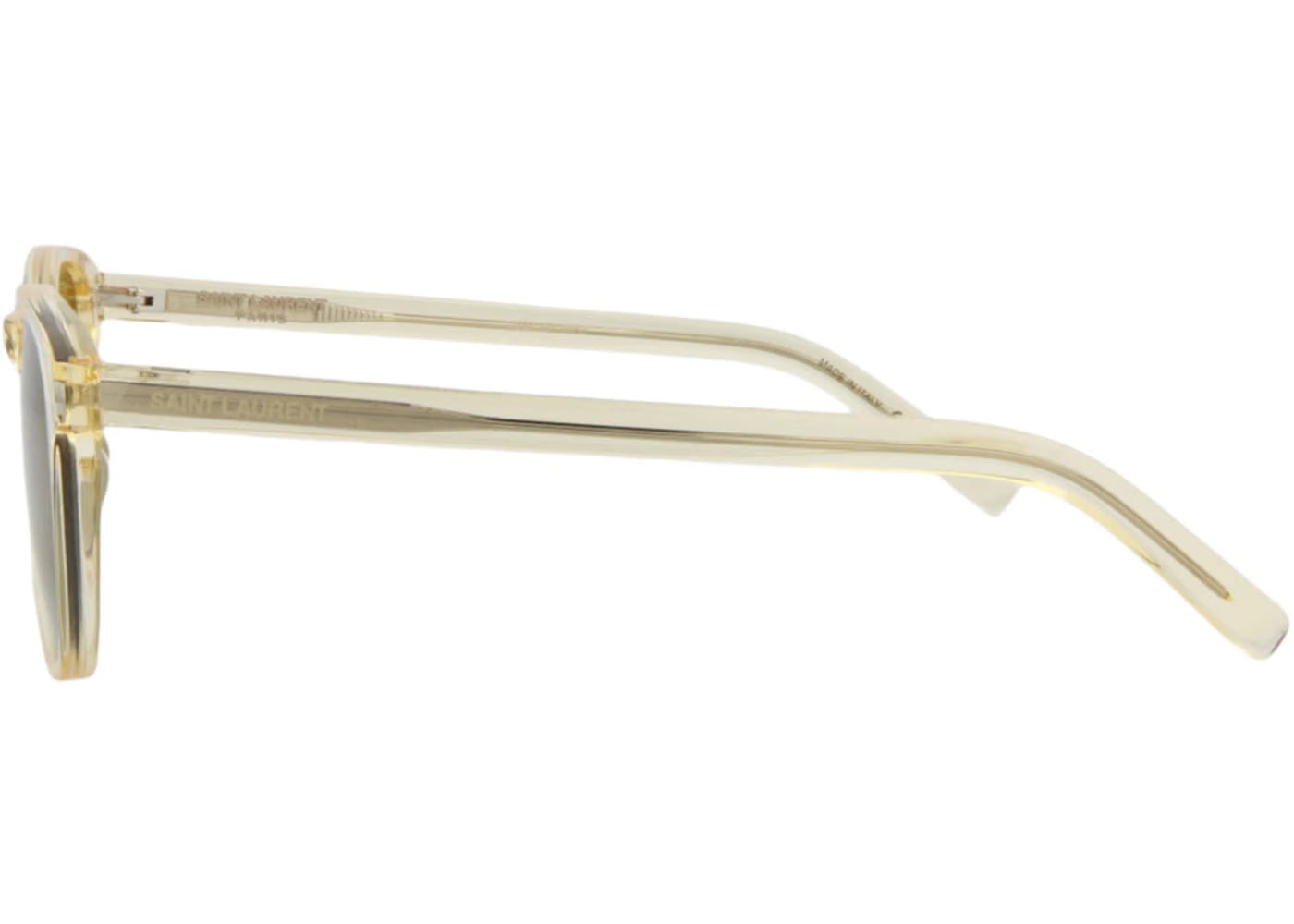 Saint Laurent Round Sunglasses Yellow/Yellow/Green (SL527ZOE-30013278-002)