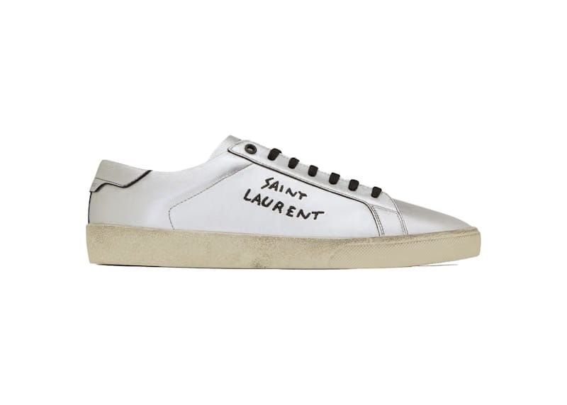 Saint Laurent Court Classic SL/06 Silver (Women's)