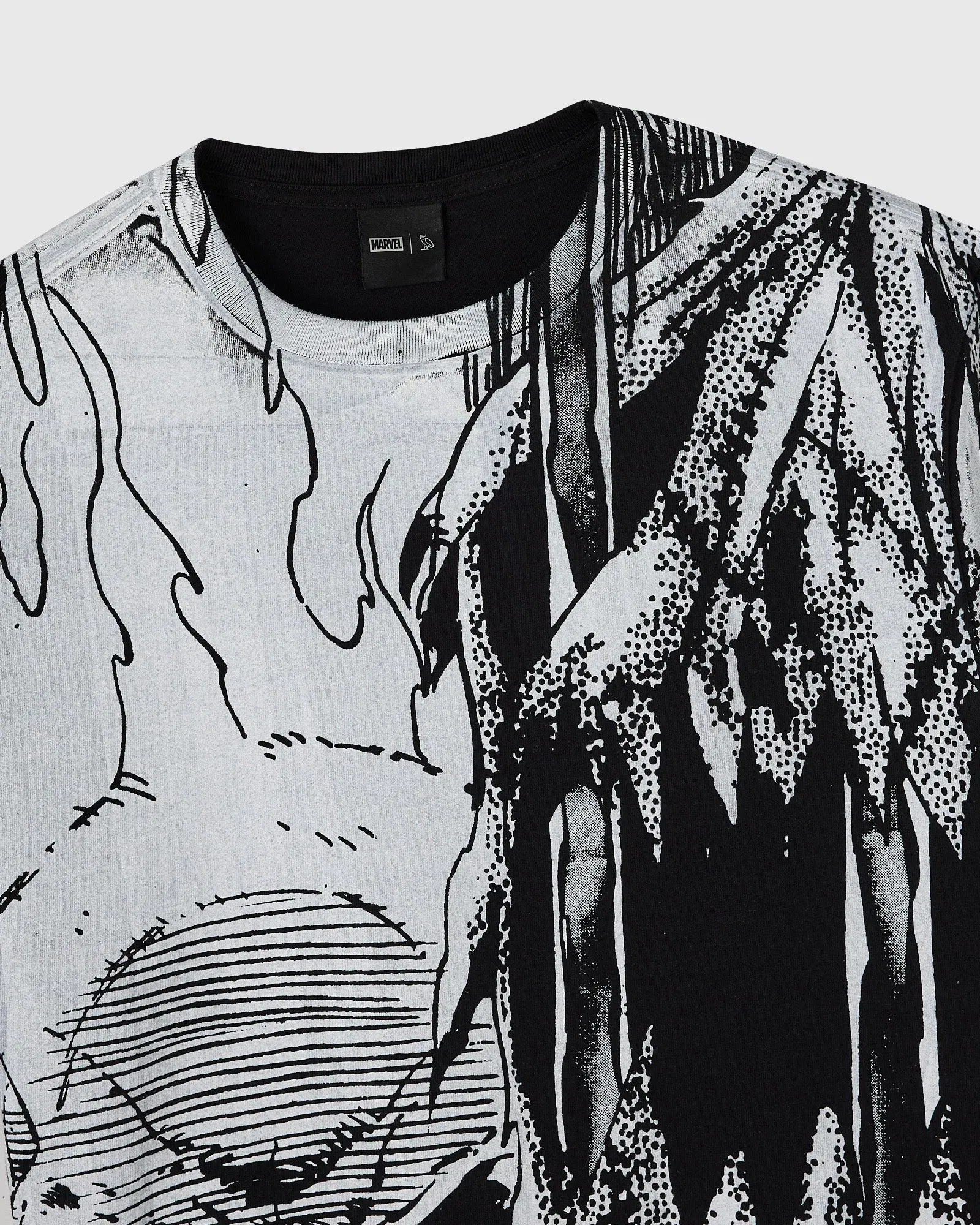 OVO Marvel Ghost Rider Splash Page T-Shirt