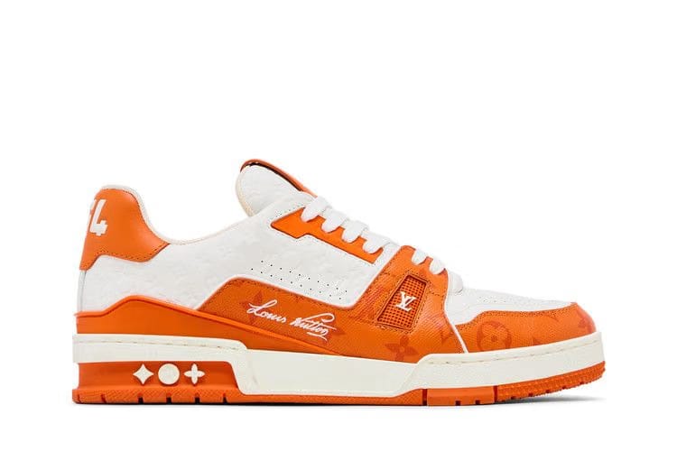 Louis Vuitton Trainer Low Orange Monogram