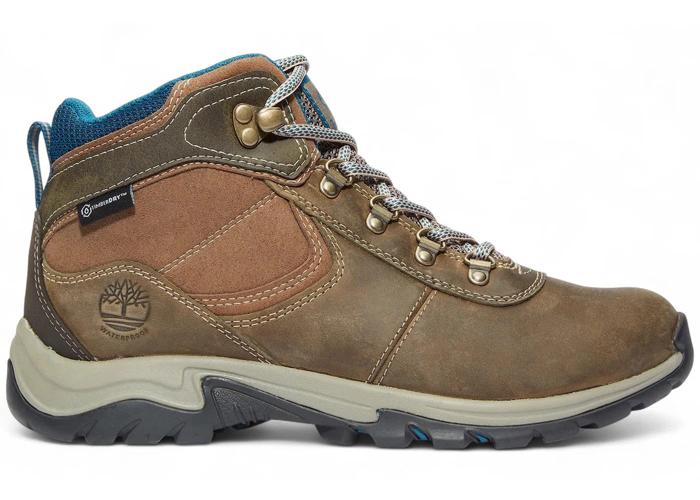 Timberland Mt. Maddsen Waterproof Mid Medium Grey Full Grain Womens