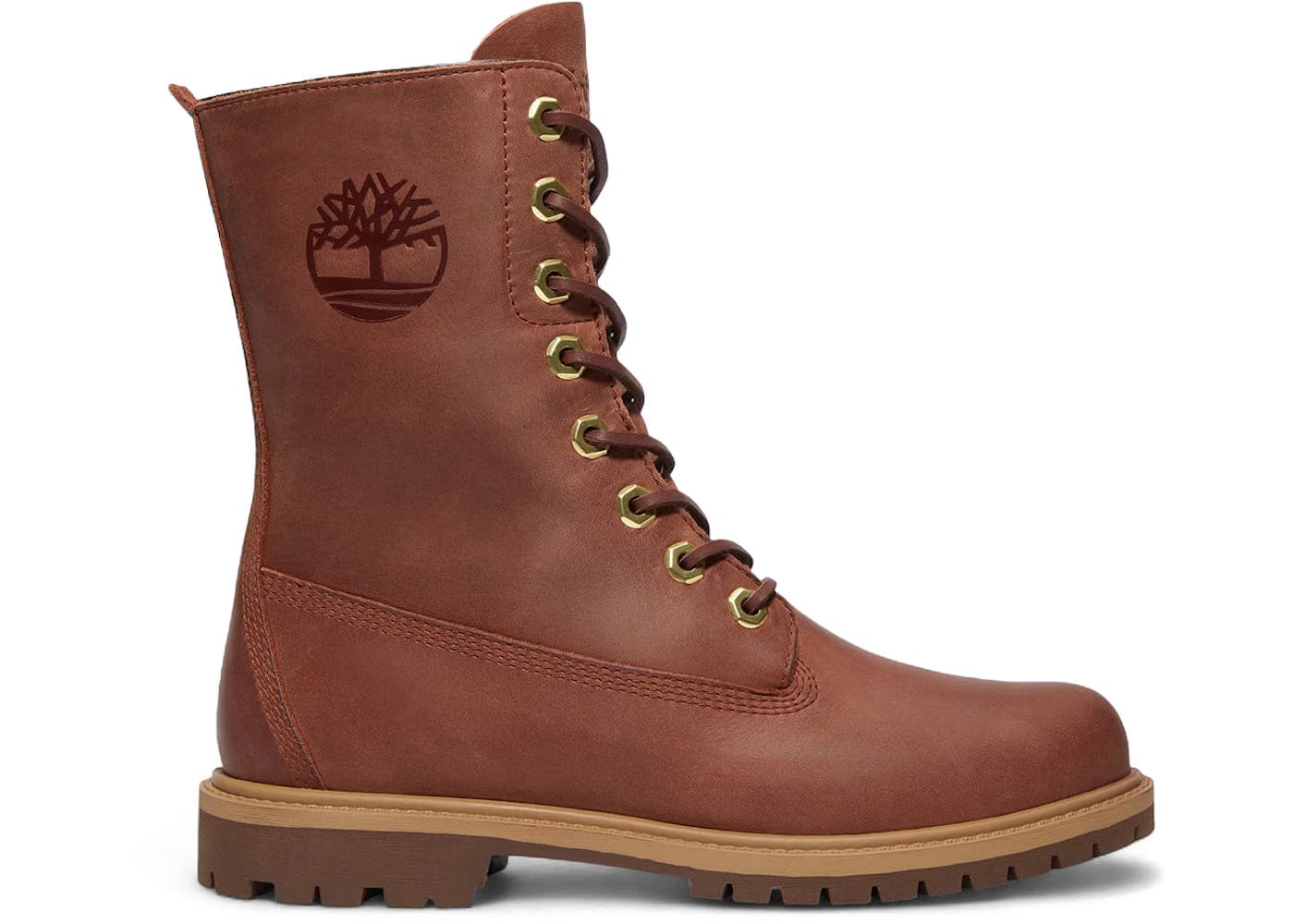 Timberland 8 Premium Waterproof Boot Brown Full-Grain Womens