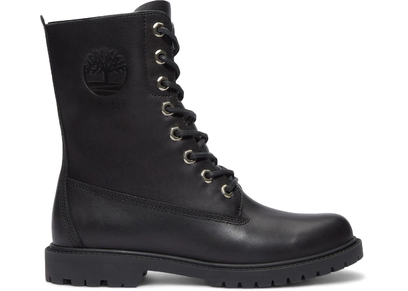 Timberland 8 Premium Waterproof Boot Black Full-Grain Womens