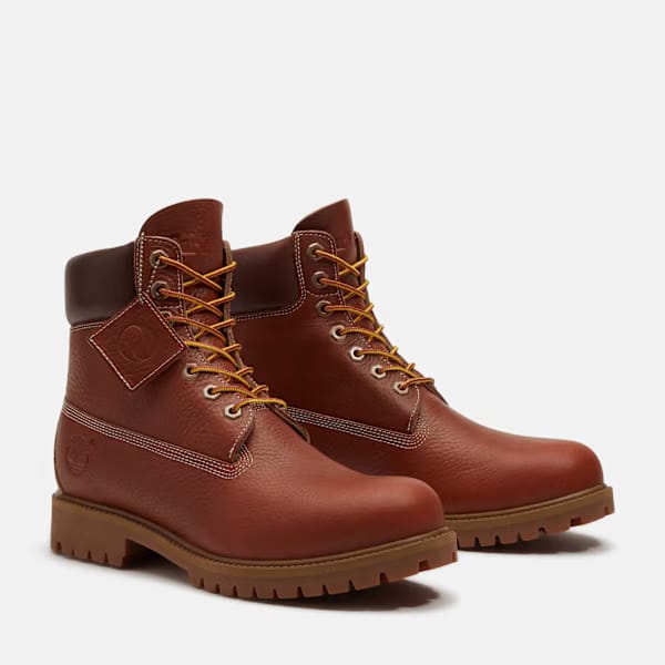 Timberland X Our Legacy Work Shop 6-Inch Boot Acorn Pebbled Full-Grain Men'S