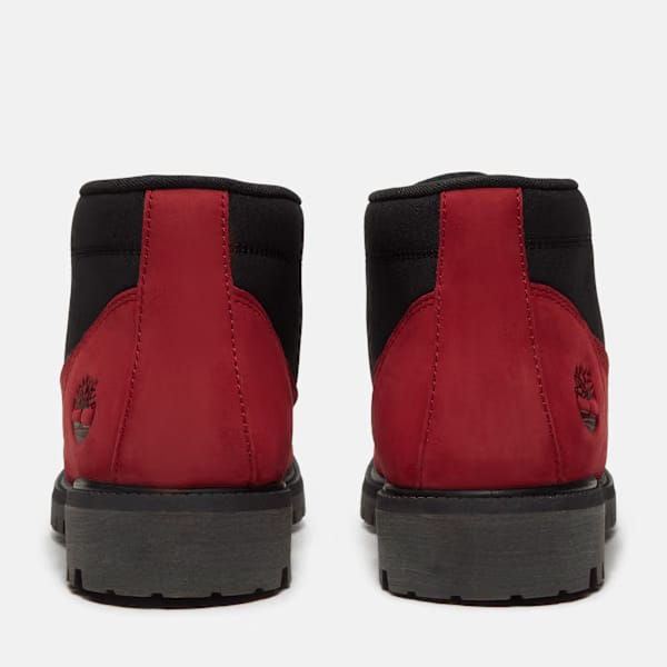 Timberland Premium Chukka Boot Red Nubuck/Black Men'S