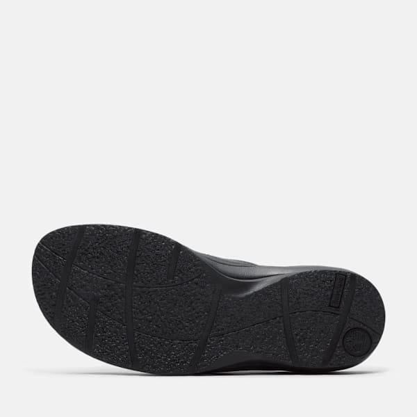 Timberland Originals Slide Sandal Black Leather Men'S